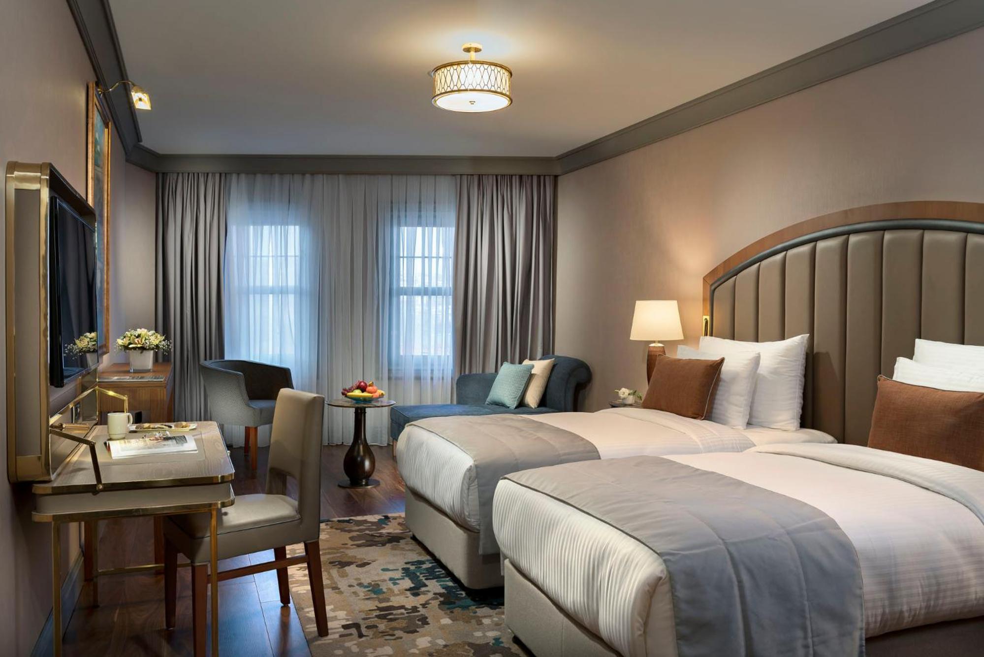 غرفة سوبيريور بسريرين منفصلين مع أريكة