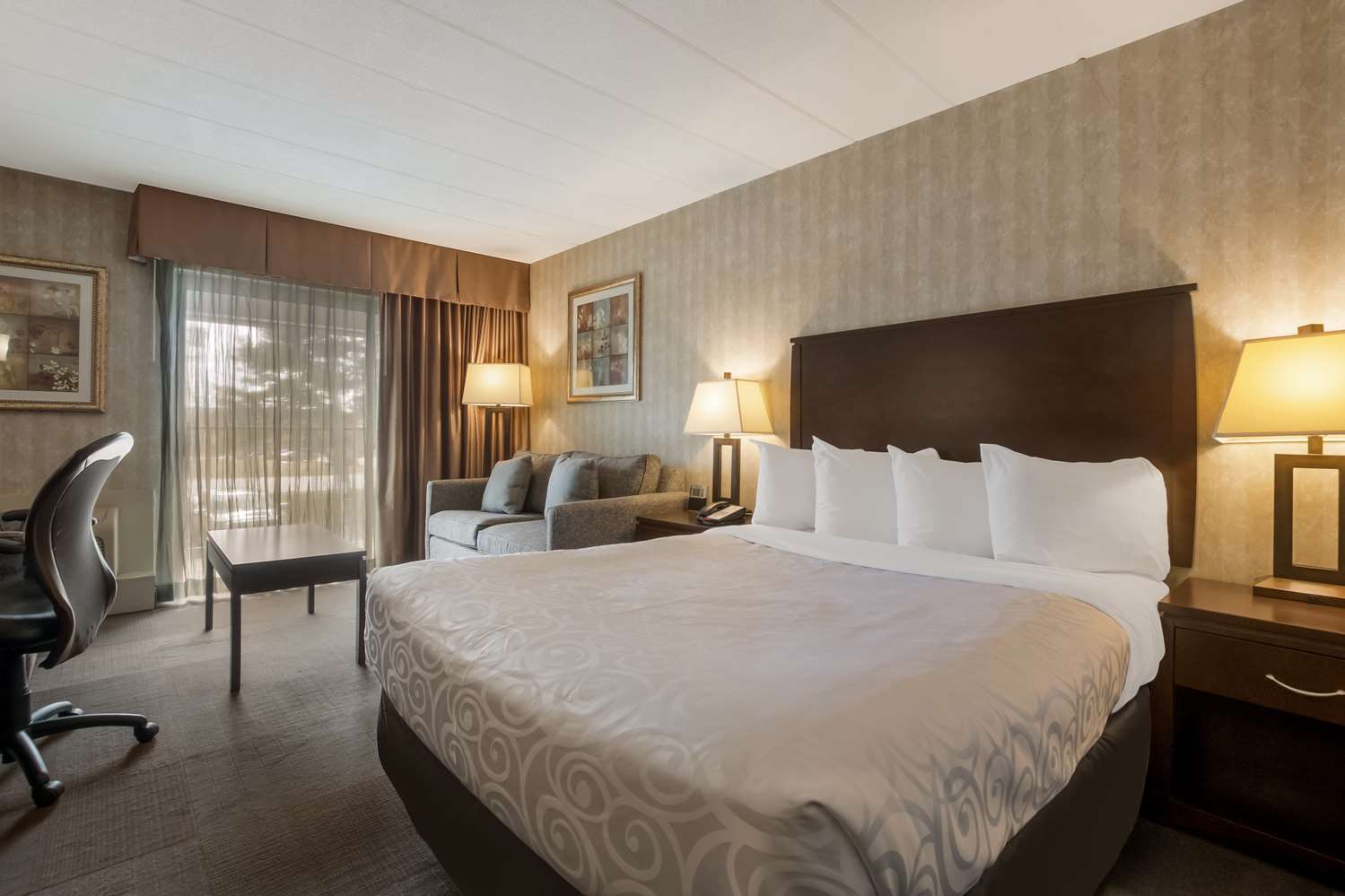 Room, King Bed, Sofa, Garden Wing