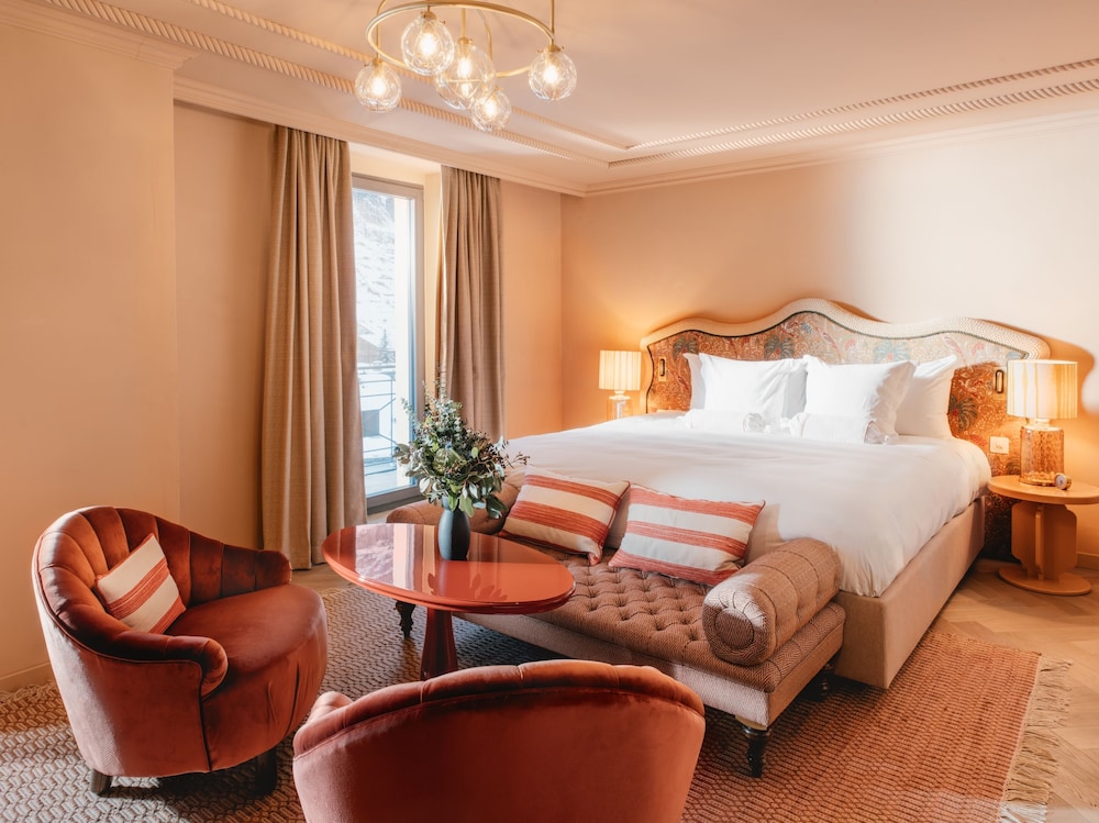 جناح جونيور بسرير كينج بإطلالة على الجبل، Parkhotel Beau-Site 2/2