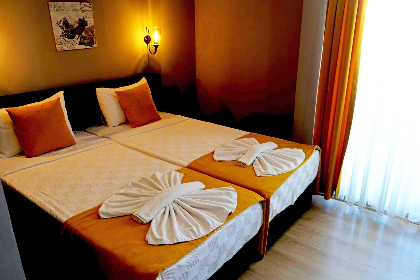 Room, Single, Double Bed, Land View