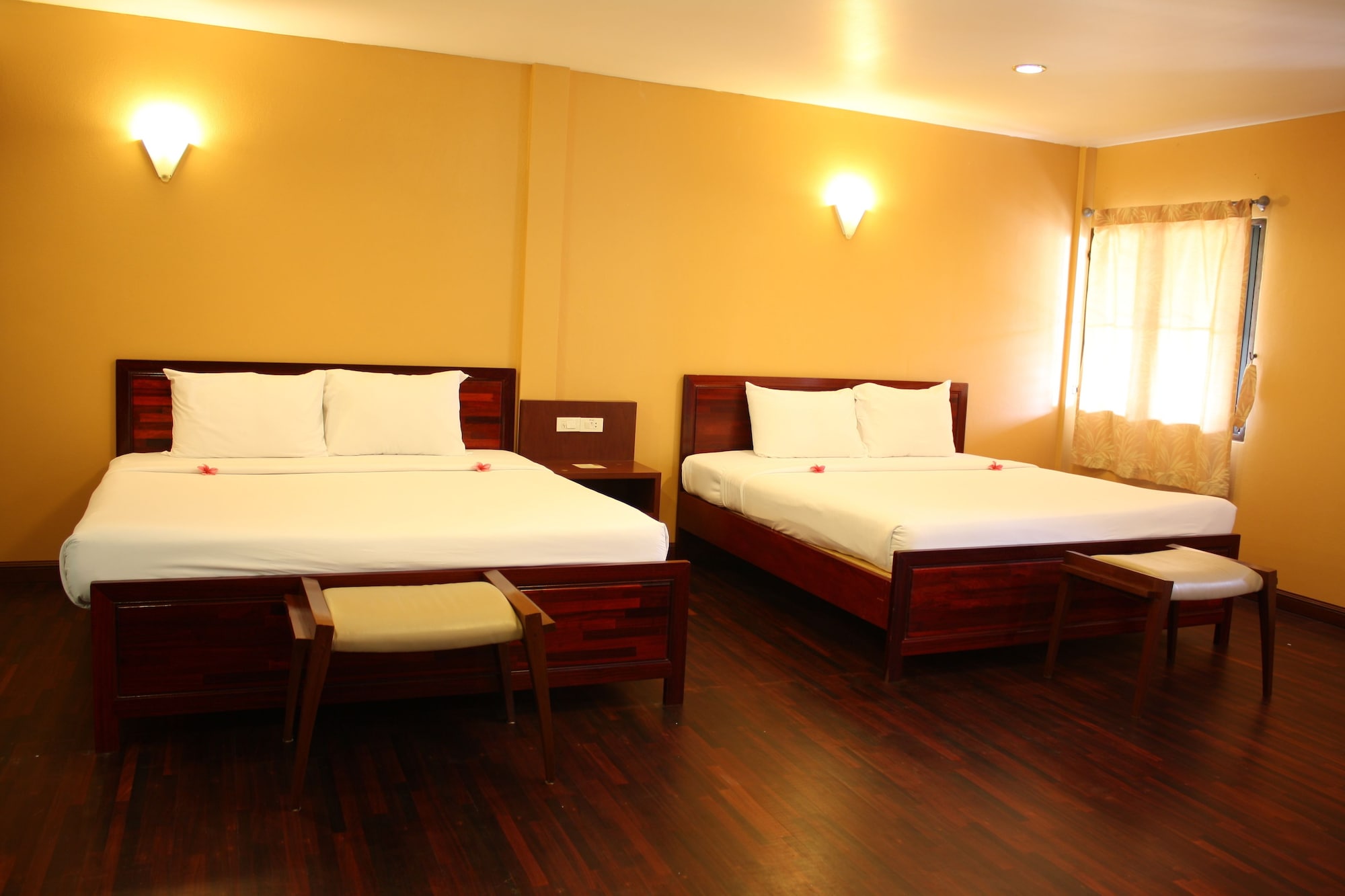 Budget, Family, 2 Double Beds, No Balcony