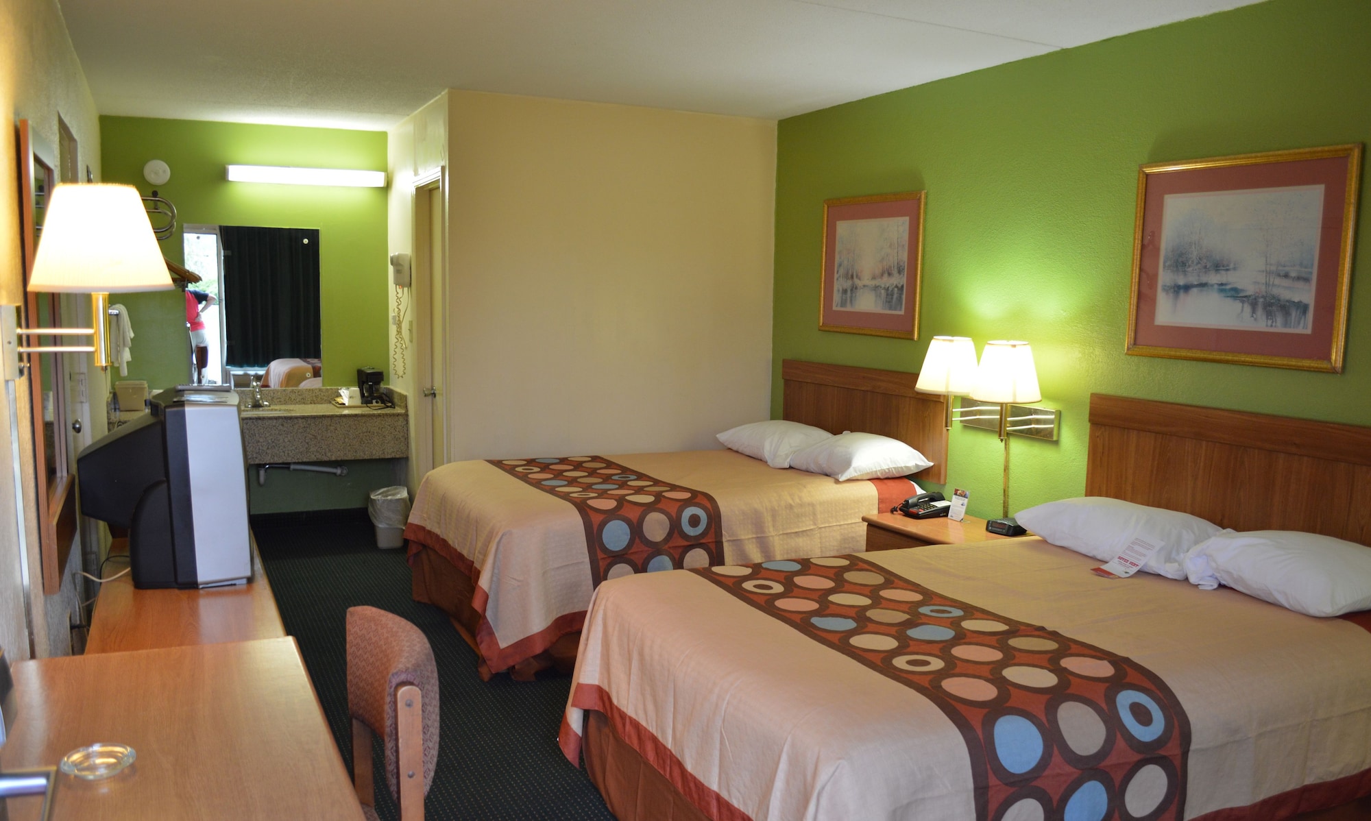 Room, 2 Double Beds, Smoking