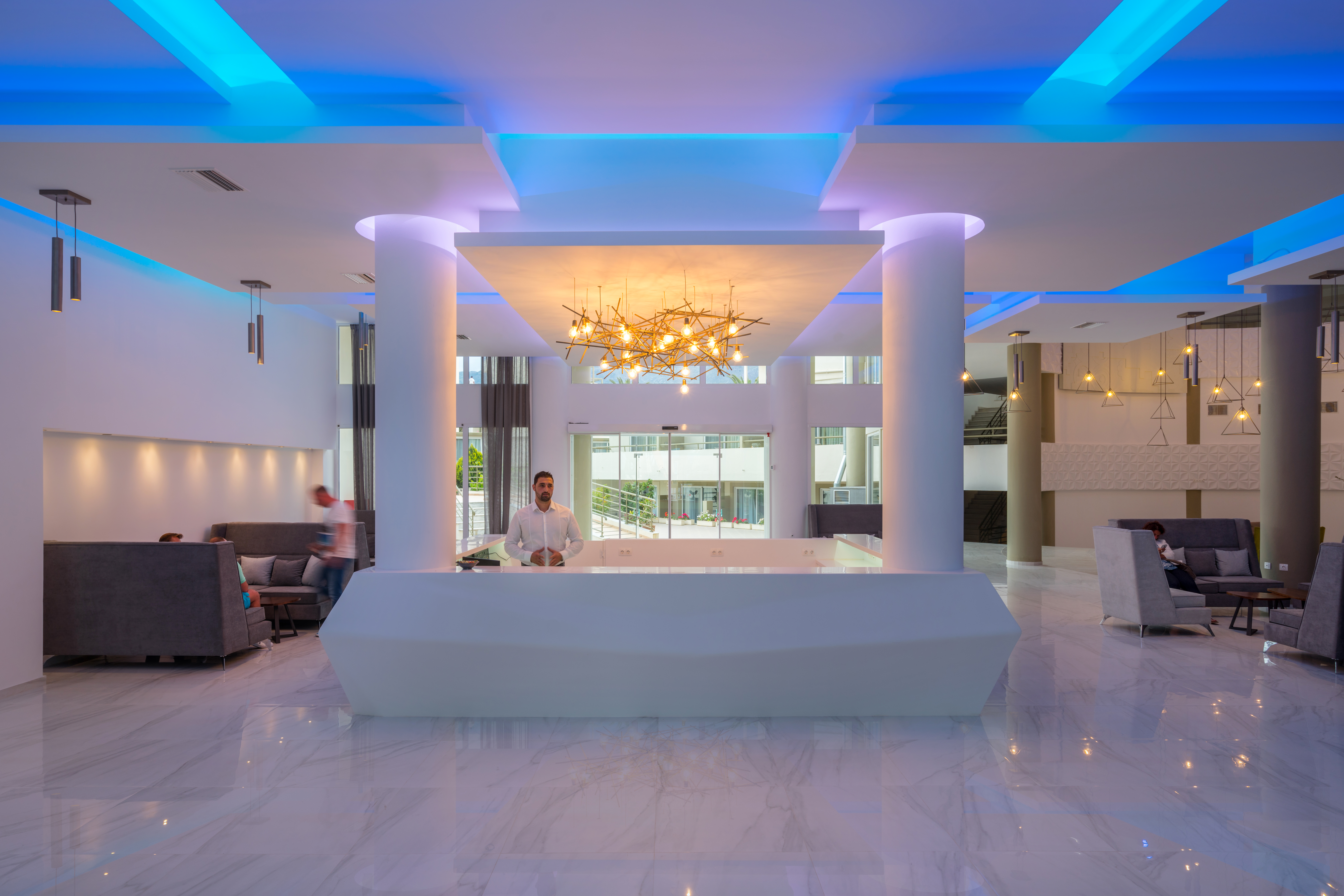 Lobby at Georgioupolis Resort Aqua Park and Spa, Apokoronas