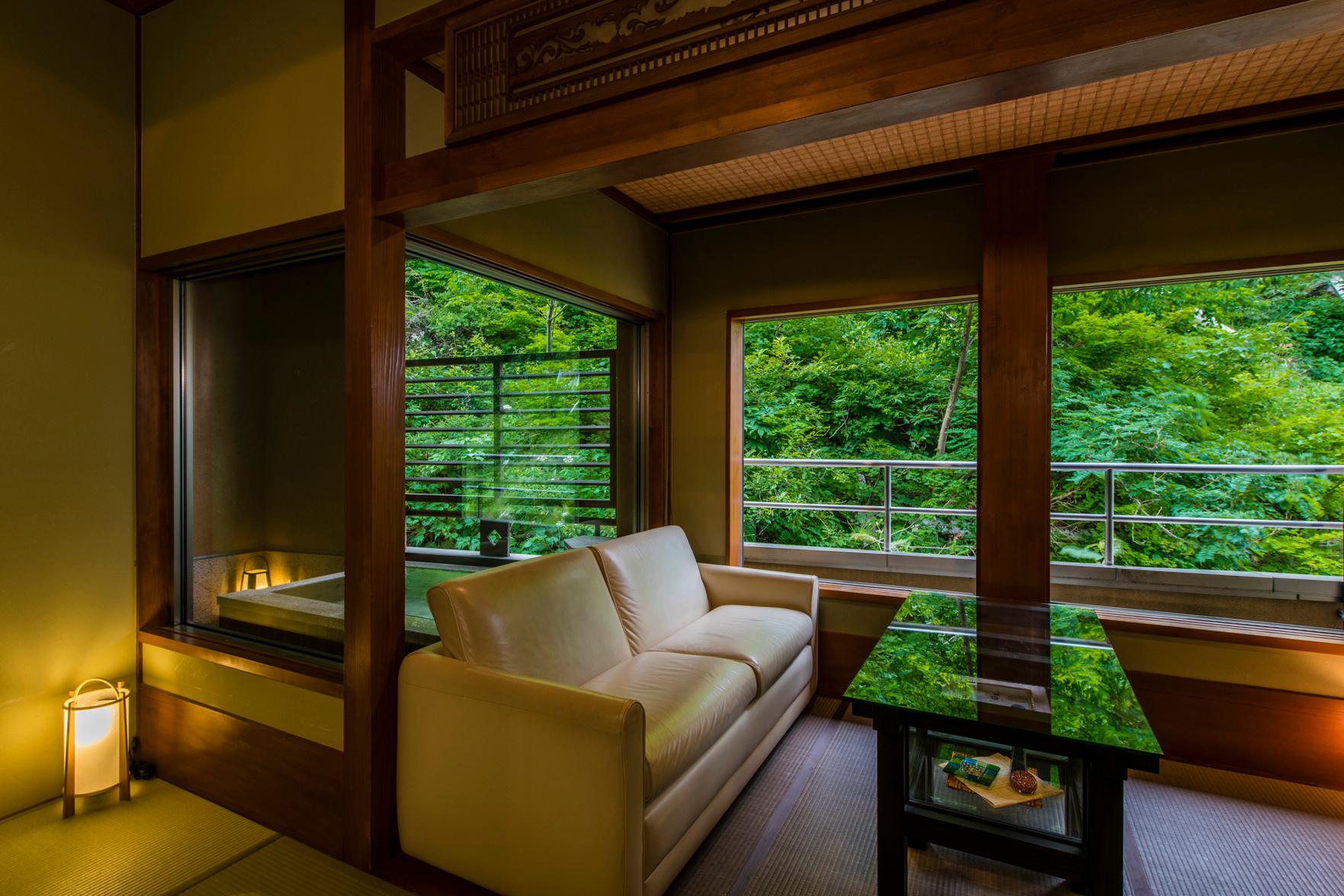 Japanese, Sansui, Outdoor Bath