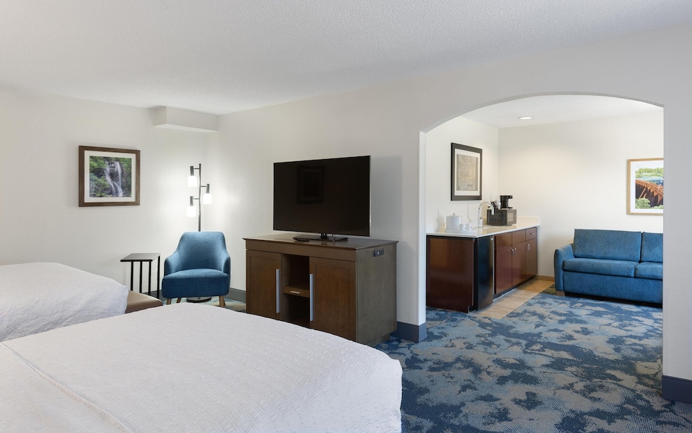جناح بسرير كينج مع أريكة بمطبخ صغير، Hampton Inn Helen 2/5