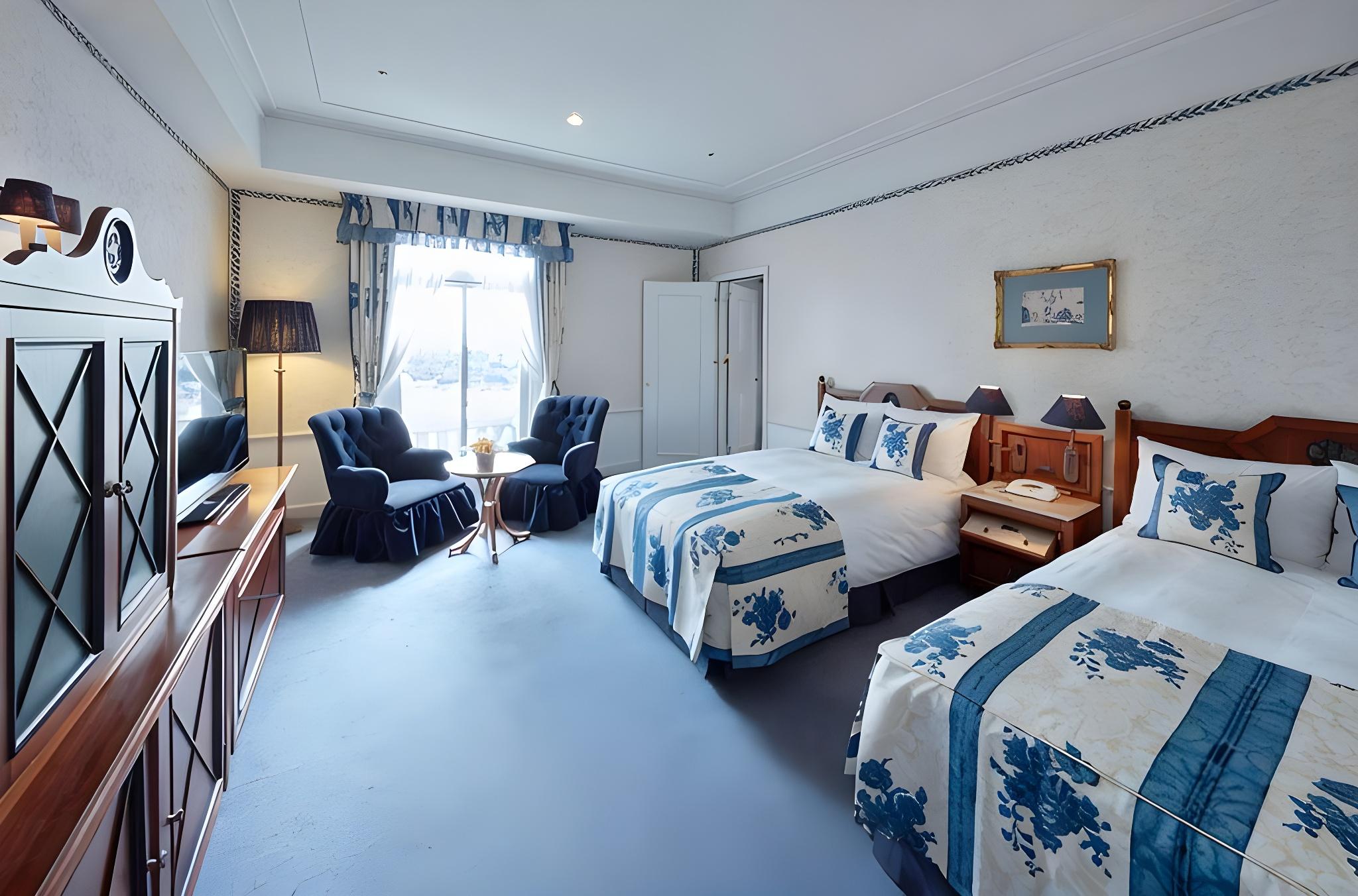 Semi Room, Suite, 2 Semi Double Beds, City Side
