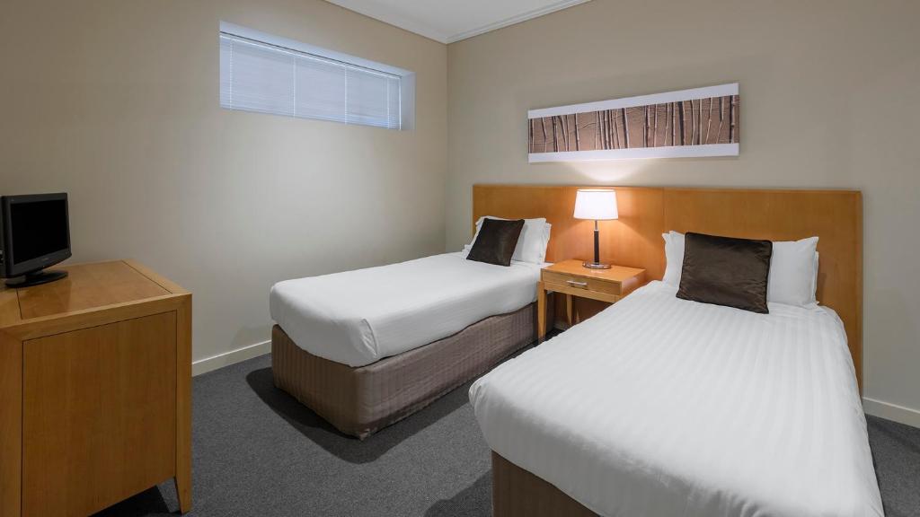 غرفة بإطلالة على البحر بـ3 غرف نوم، Oaks Hervey Bay Resort and Spa 2/6