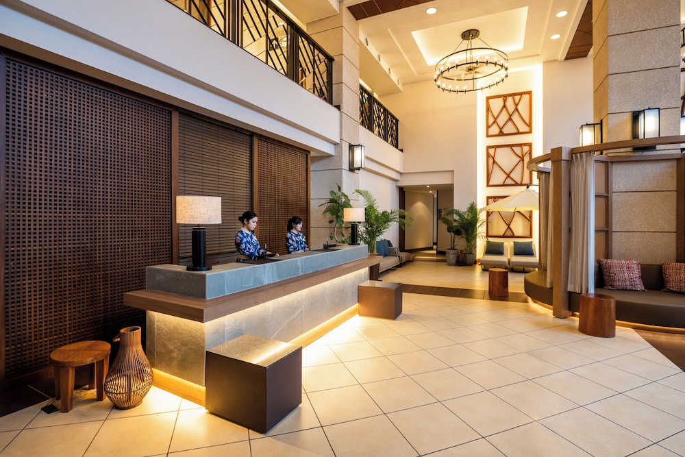 Lobby at Kafuu Resort Fuchaku Condo Hotel, ONNA - OKINAWA PREFECTURE