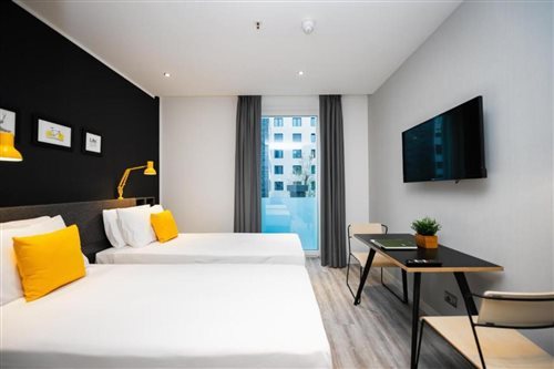 STUDIO, APARTMENT, TWIN BEDS