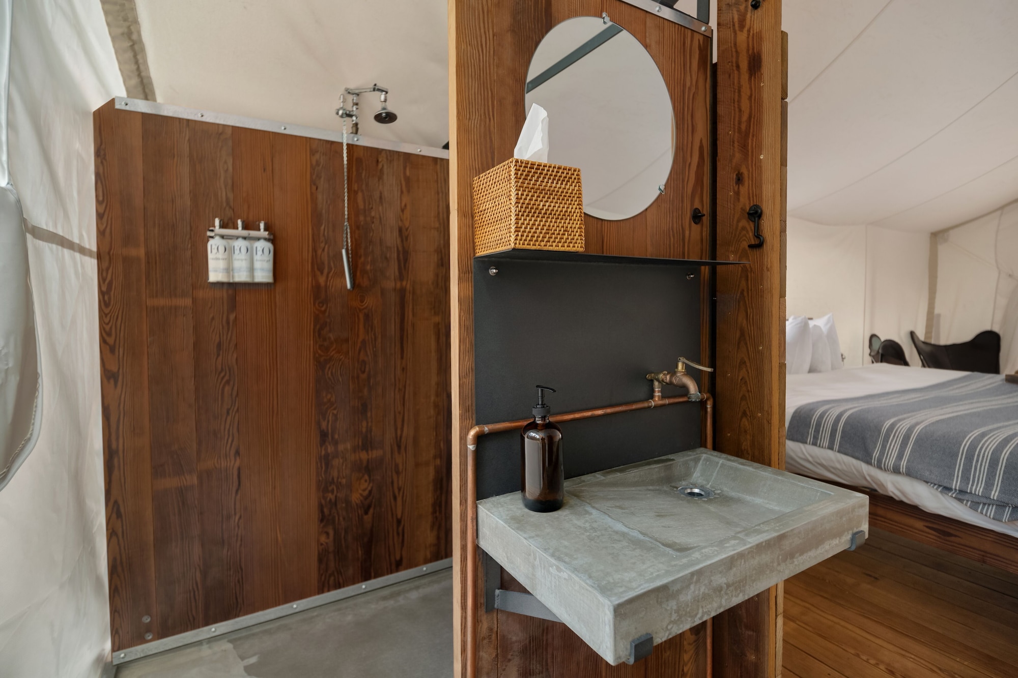 Tent, Suite, King Bed, Private Bathroom, Sofa