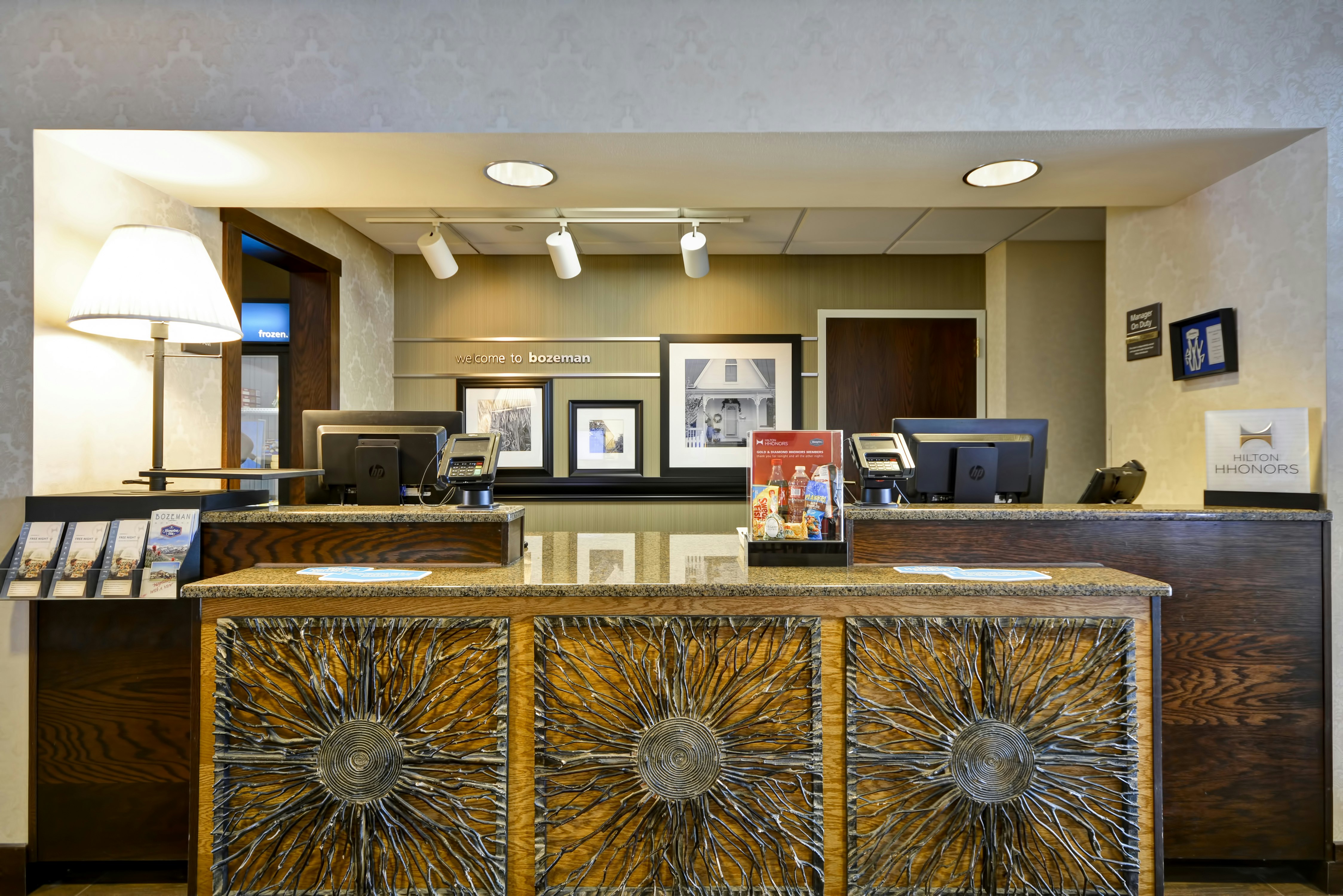 Lobby at HAMPTON INN BOZEMAN MT, BOZEMAN - MT