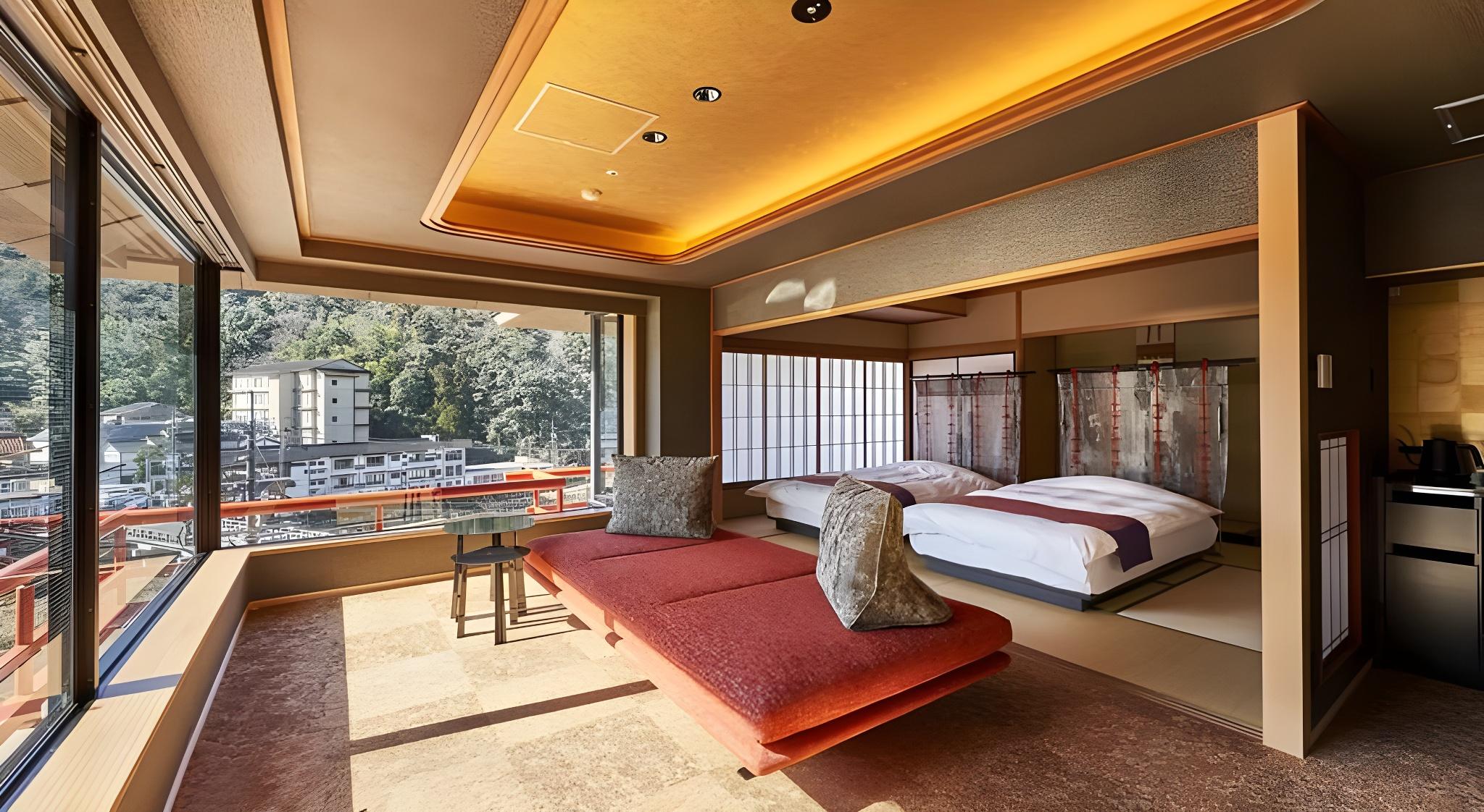 Japanese, Suite, Outdoor Spring Bath