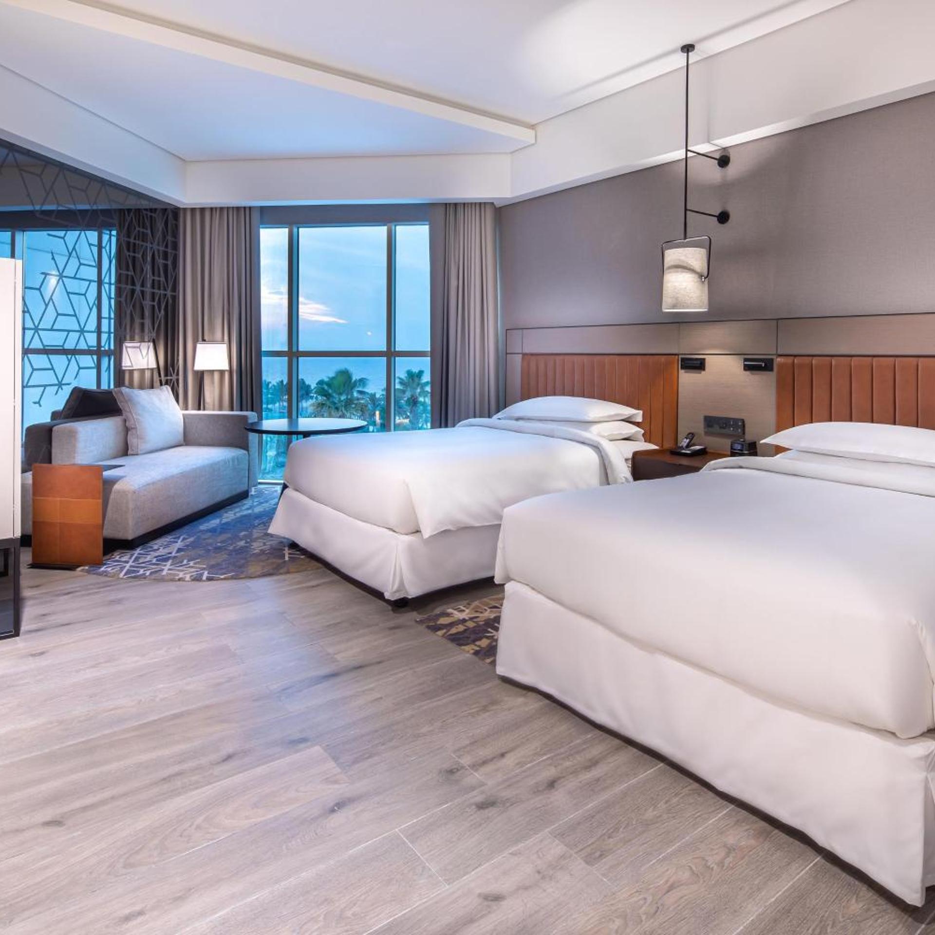 Club, Guest Room, Twin Beds, Concierge Level