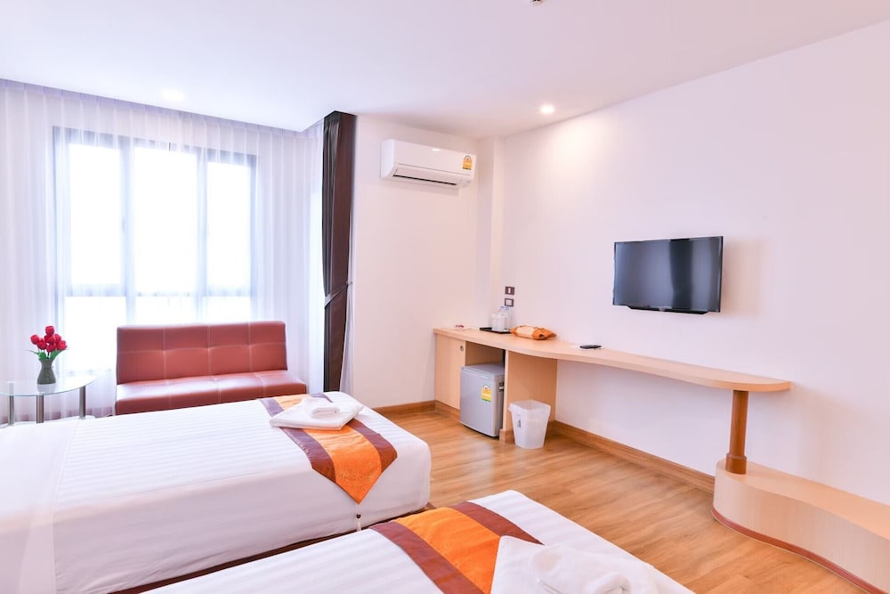 غرفة قياسية بسريرين منفصلين، Marlin Hotel 3/4
