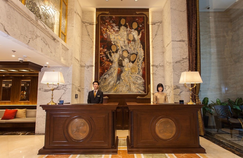 Lobby at The Lapis Hotel, HANOI