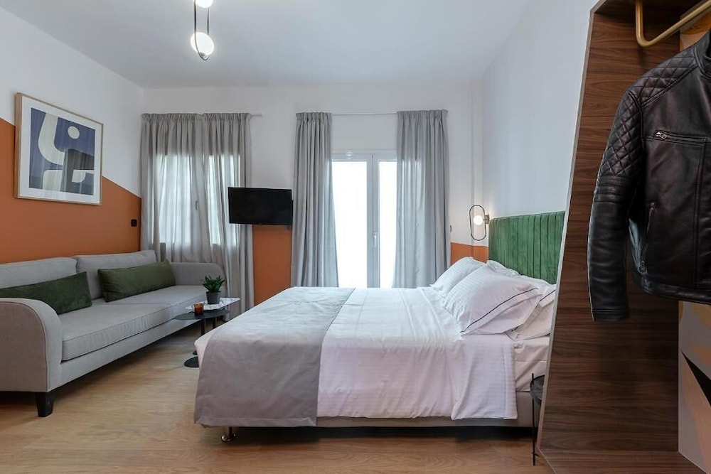 استوديو بسرير كينج وسرير كوين مع أريكة، Acro Urban Suites Athens 2/5