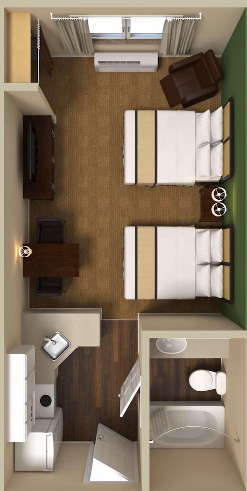 استوديو بسرير كينج، Extended Stay America Suites Somerset Franklin 6/6