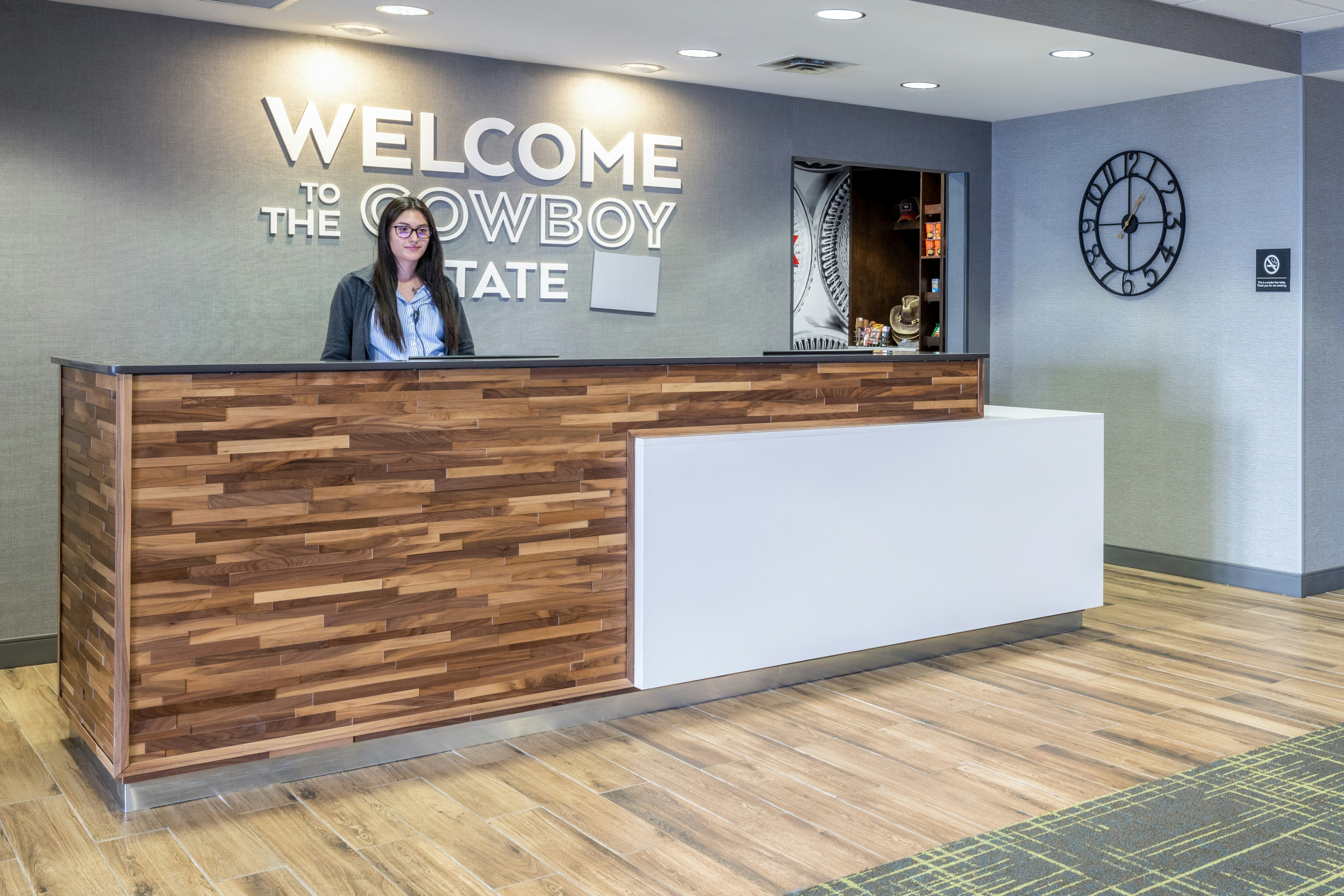Lobby at Hampton Inn & Suites Casper, CASPER - WY
