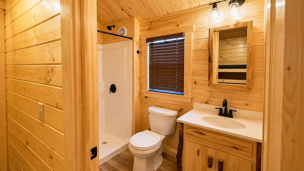 Family, Cabin, Futon Bed, Queen Bed, Mountain View, Private Bathroom
