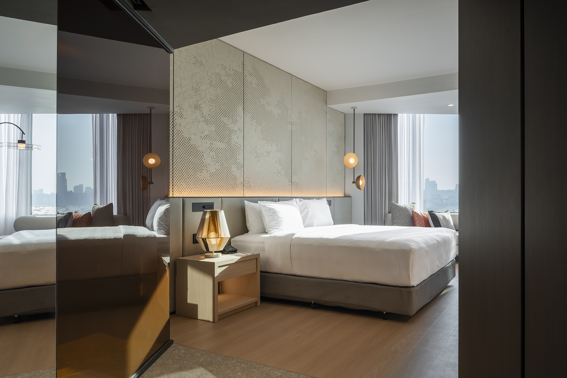 غرفة بسرير مزدوج أو سريرين منفصلين بإطلالة على البحر، Hard Rock Hotel Pattaya 4/8
