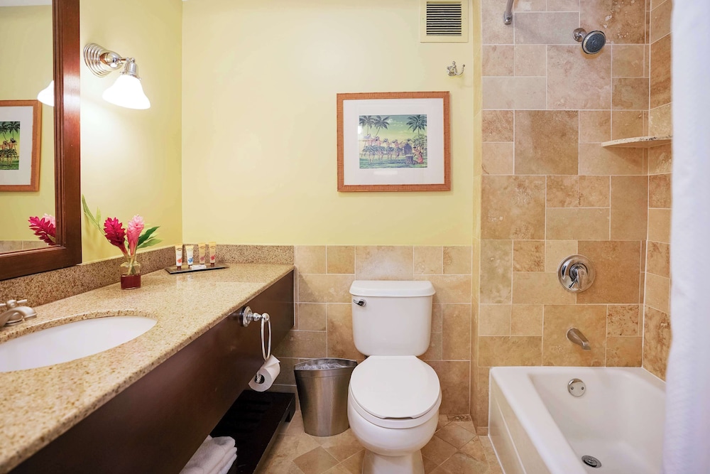 غرفة بسرير مزدوج بإطلالة جزئية على البحر، OUTRIGGER Kauai Beach Resort & Spa 3/3