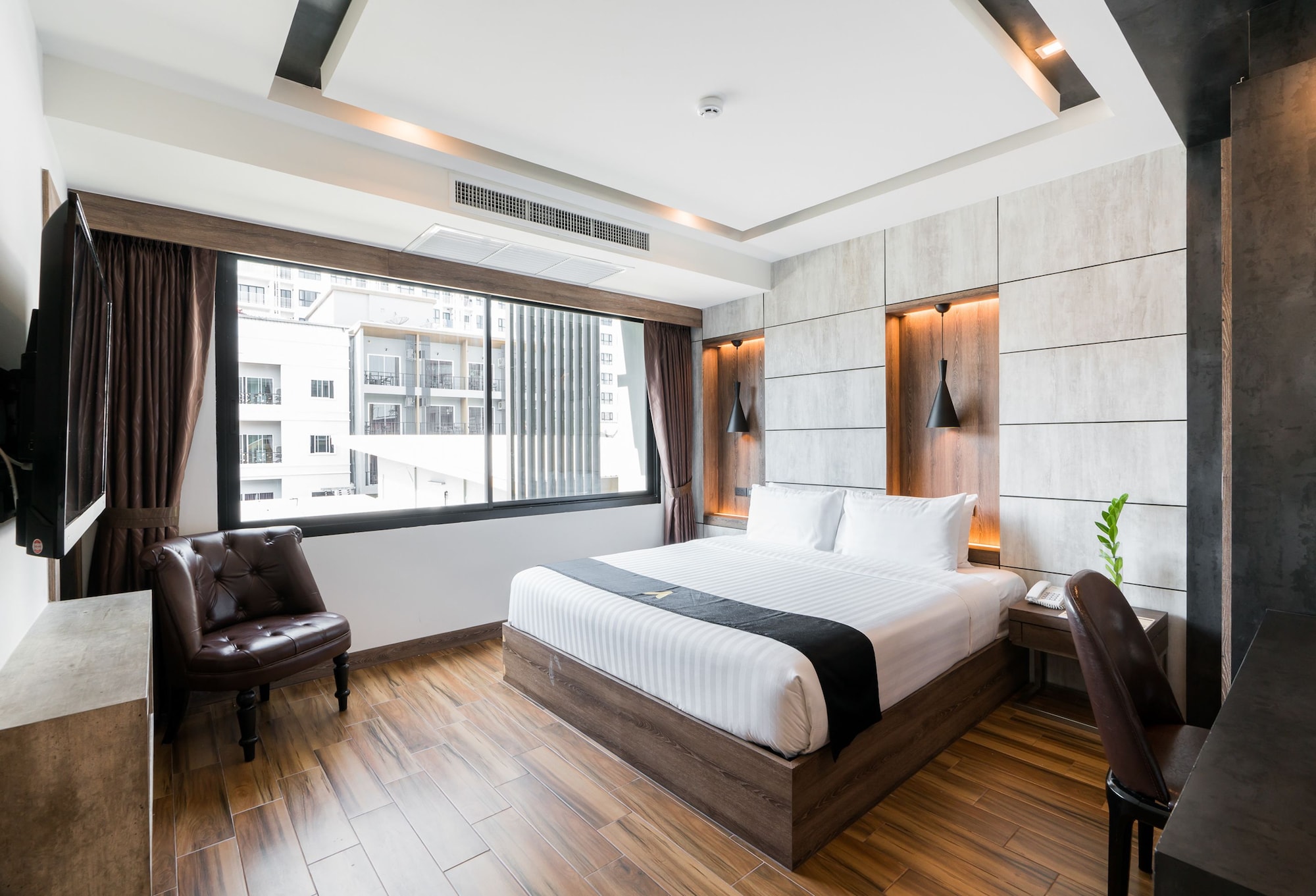 غرفة ديلوكس بسرير مزدوج، Acqua Hotel Pattaya 5/10