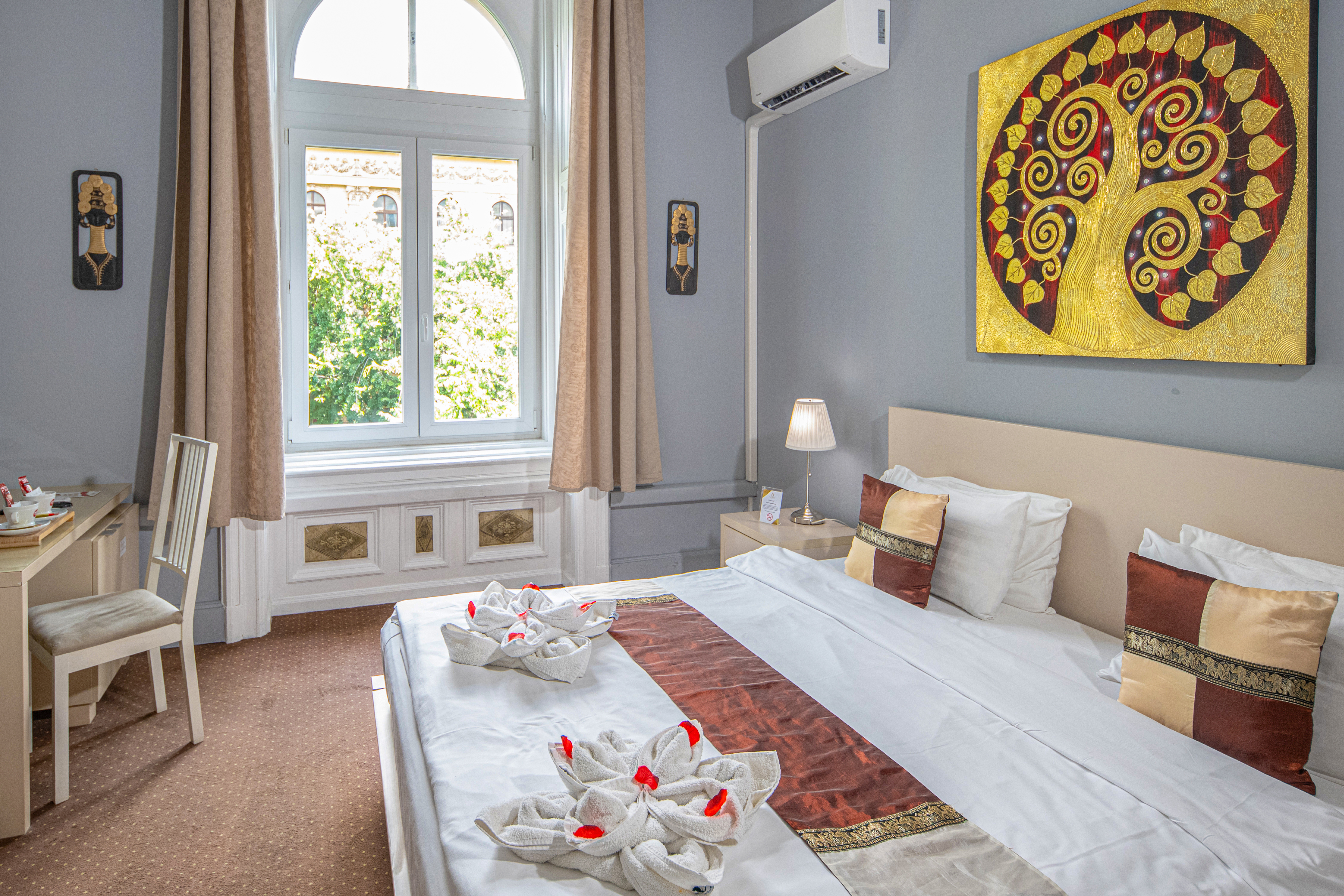 غرفة سوبيريور بسرير مزدوج أو سريرين منفصلين، Andrássy Thai Hotel 2/6