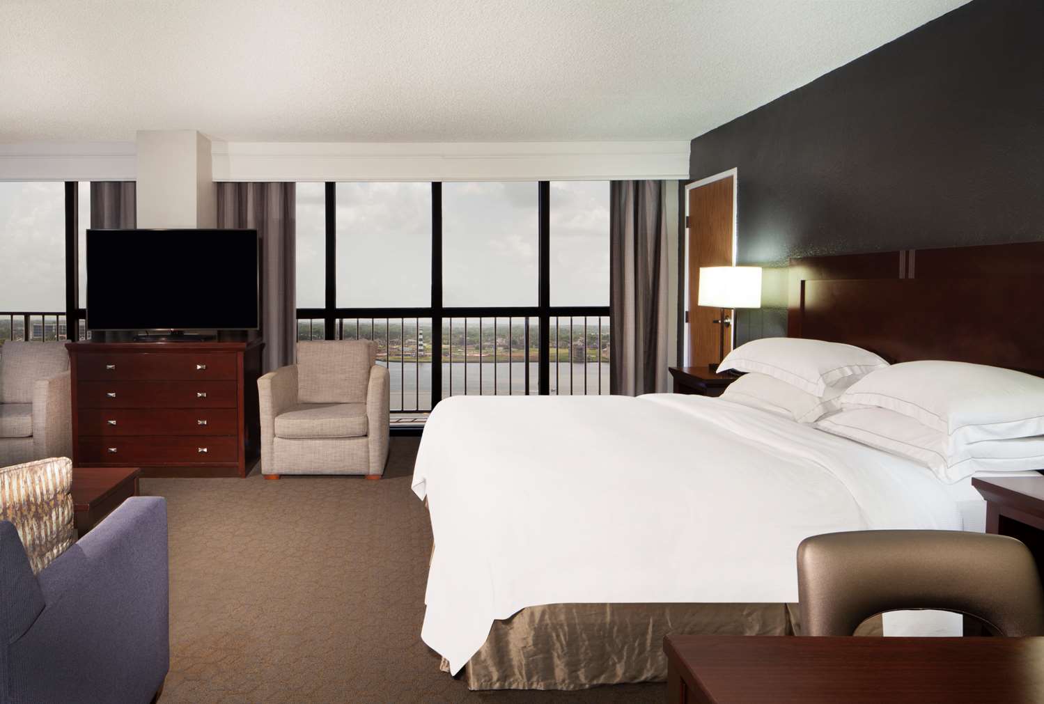 Room, King Bed, Lake Front, Parlor, Sofa