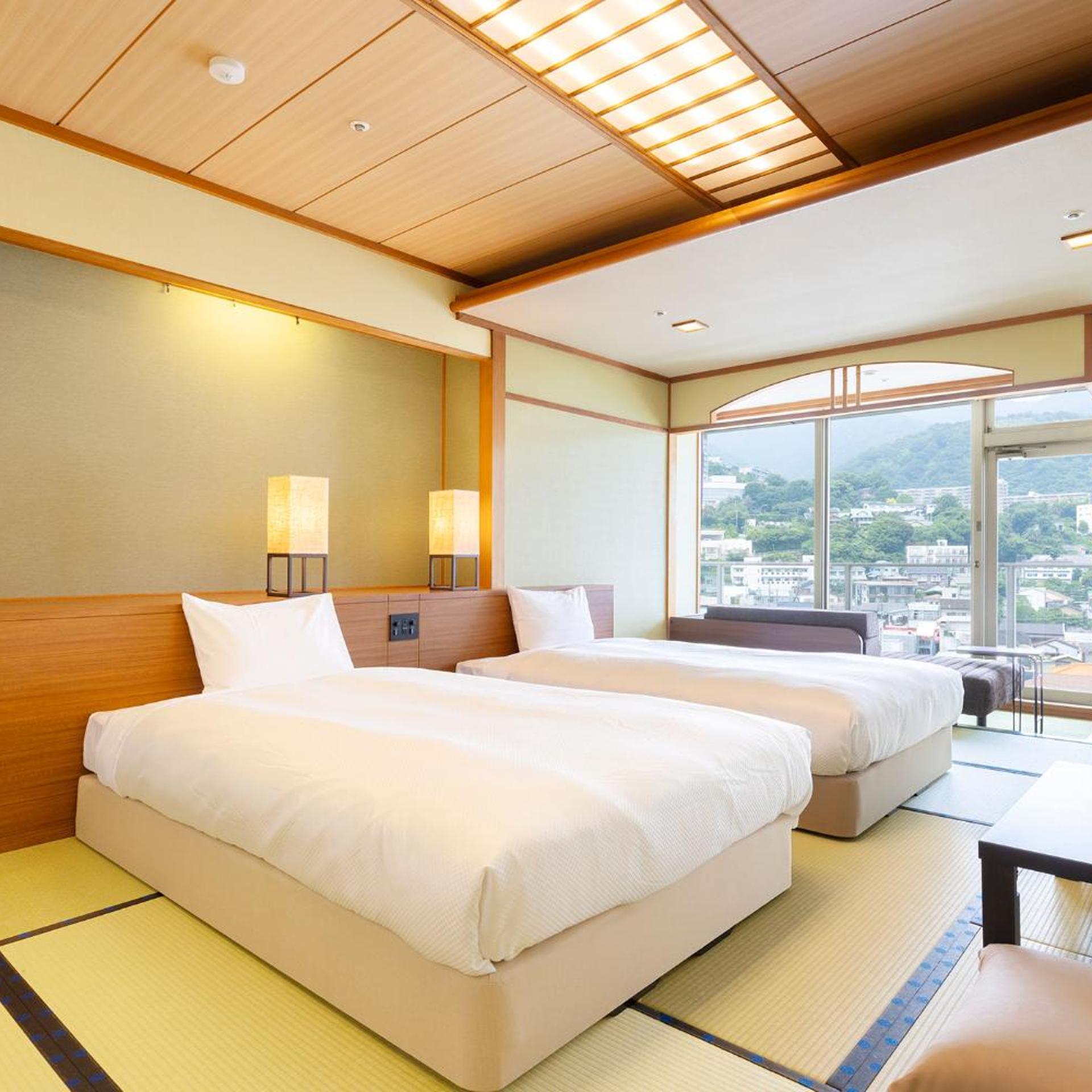Interior, Japanese, Standard, Twin Beds, Bathtub