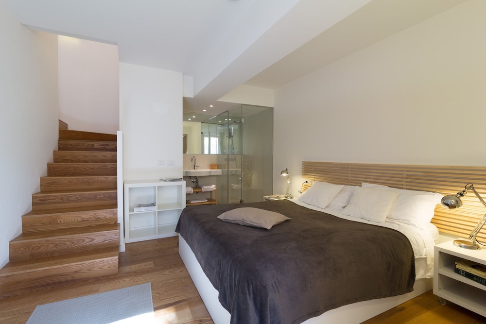 شقة بسرير كوين بغرفة نوم واحدة مع أريكة، Quercus Appartements 6/9