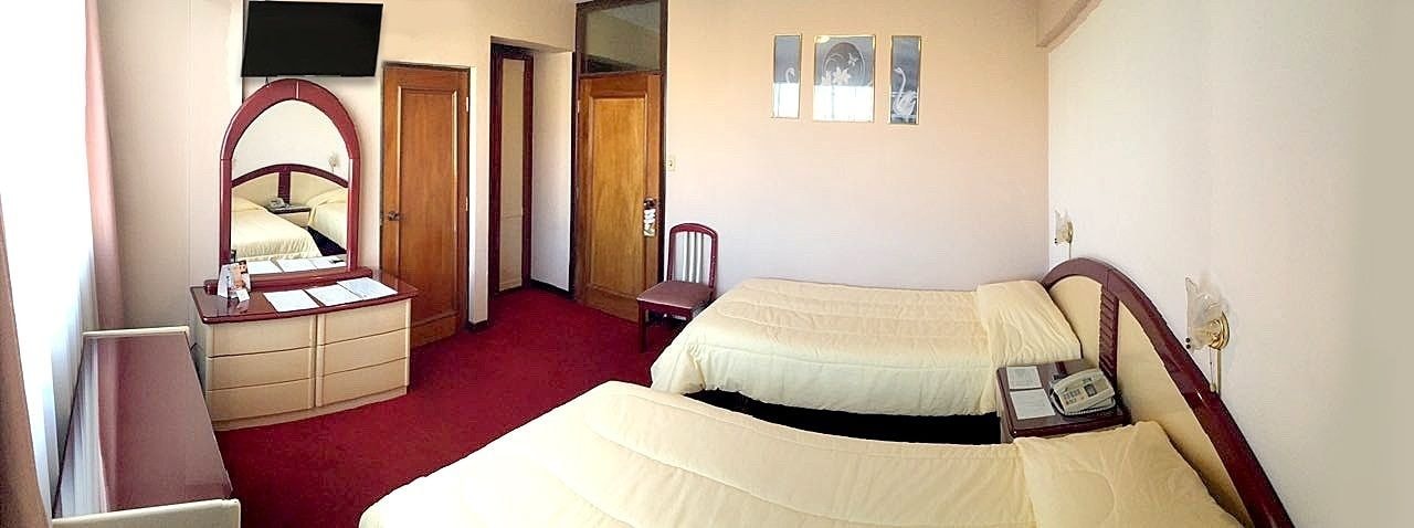 1 Bedroom, Standard, Twin Beds, City View, Accessible