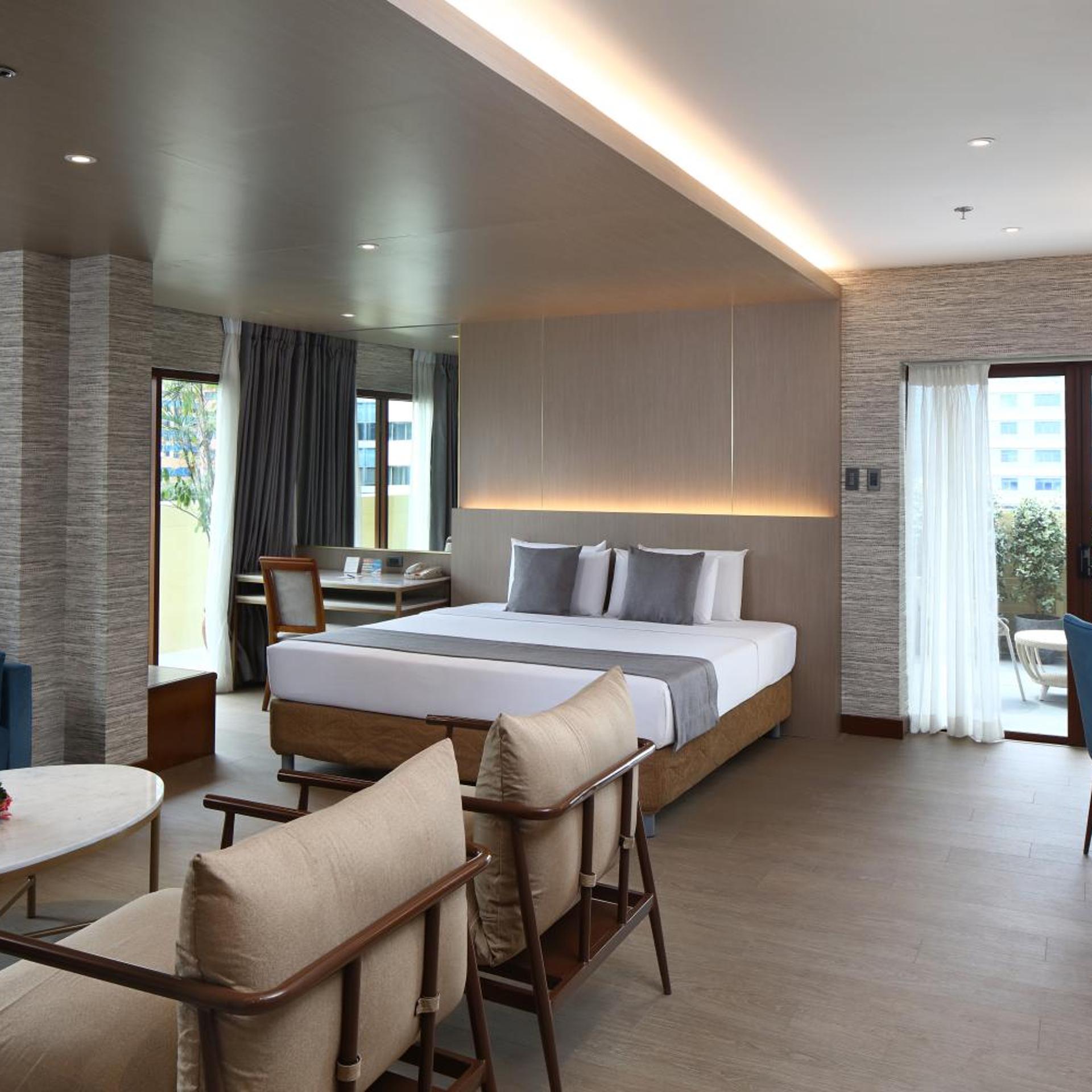 Penthouse Suite, Double Bed, Balcony