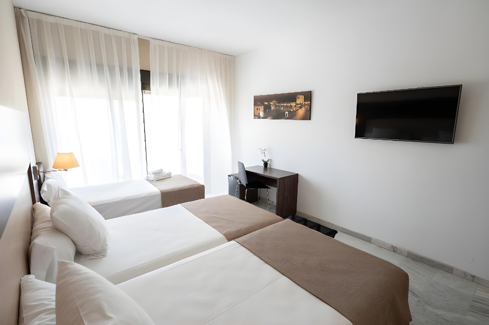 غرفة بسريرين مزدوجين، Hotel Finca Los Abetos 2/2