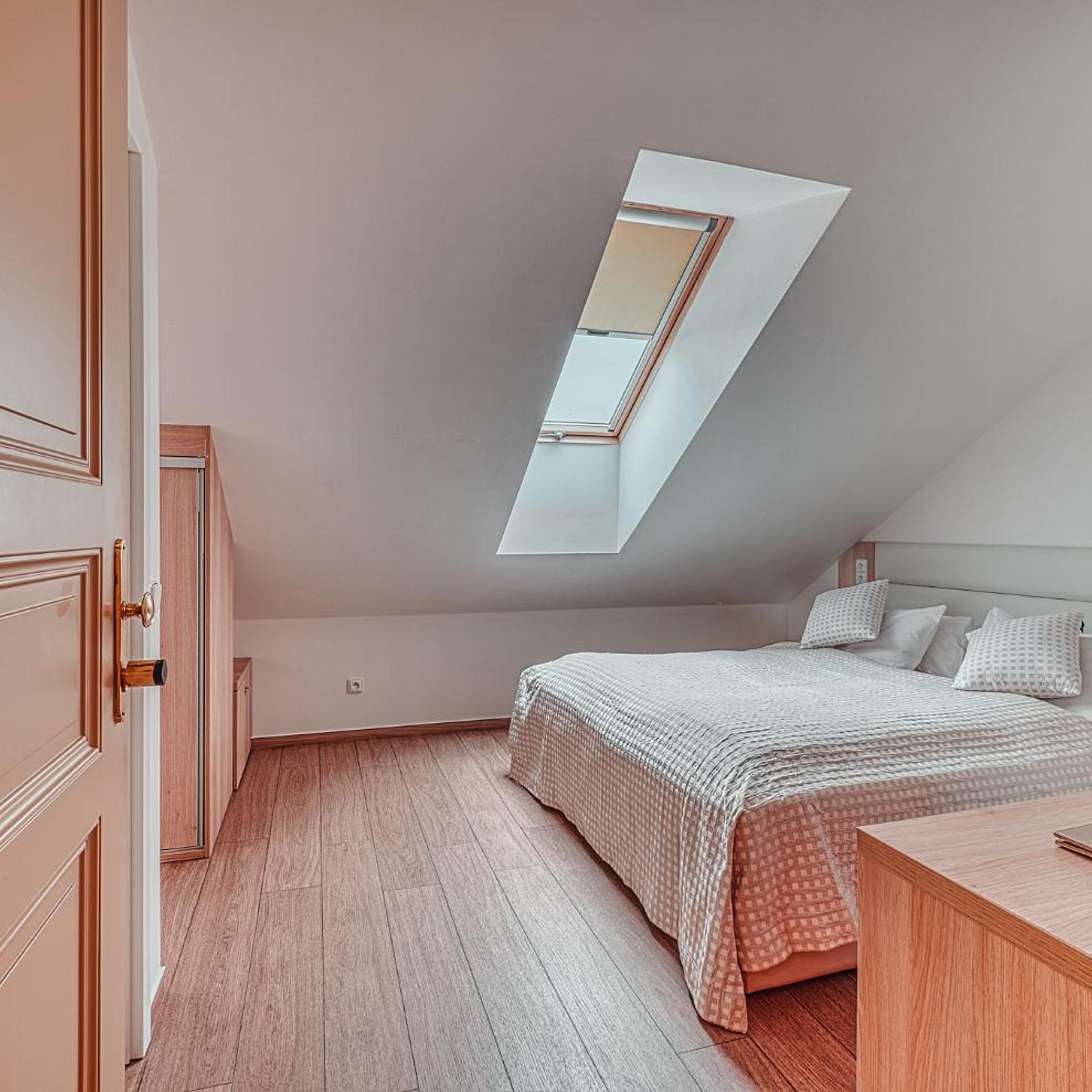 Room, Double Bed, Small, Attic