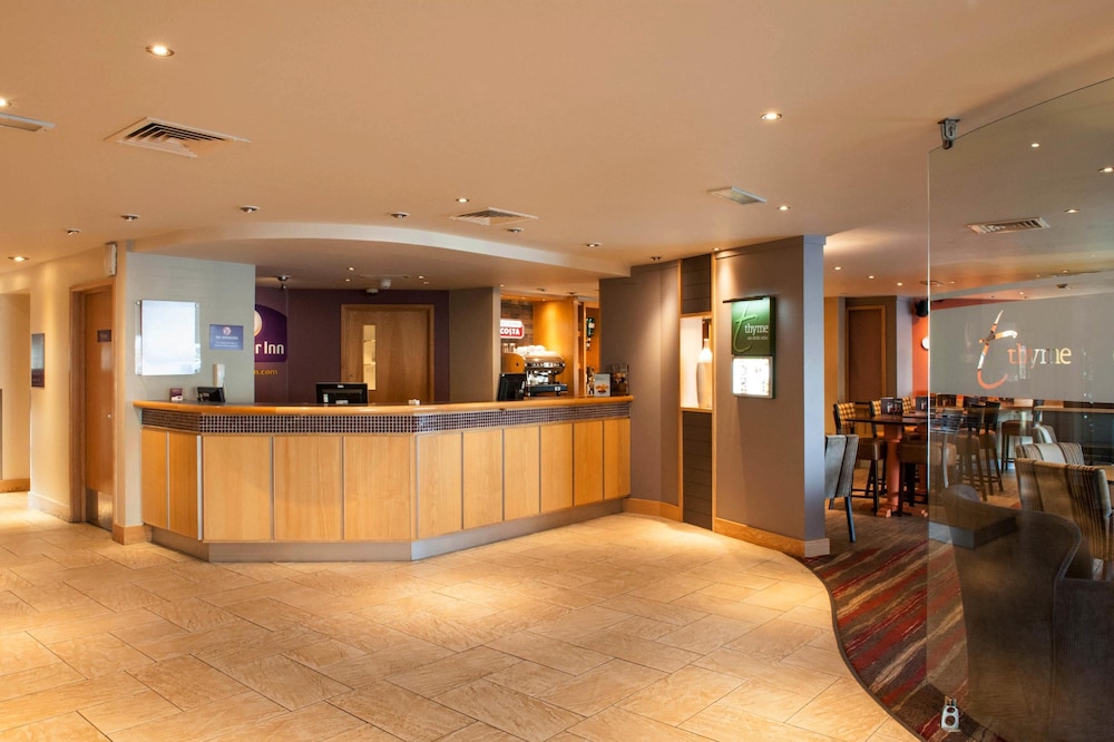 Lobby at Premier Inn East Midlands Airport, DERBY - UK