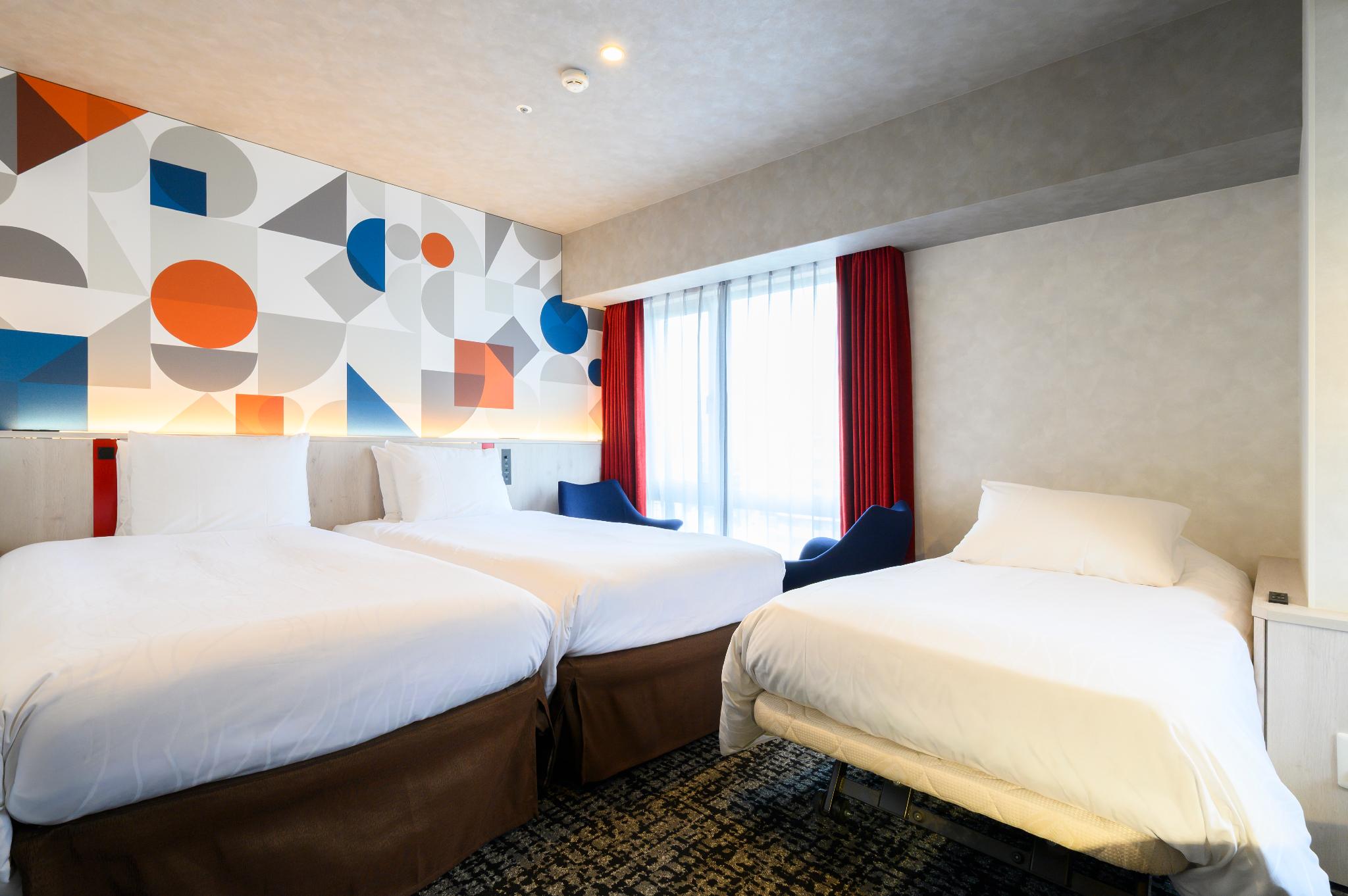 Hollywood, Twin Beds, 3 Beds, with Extra Bed