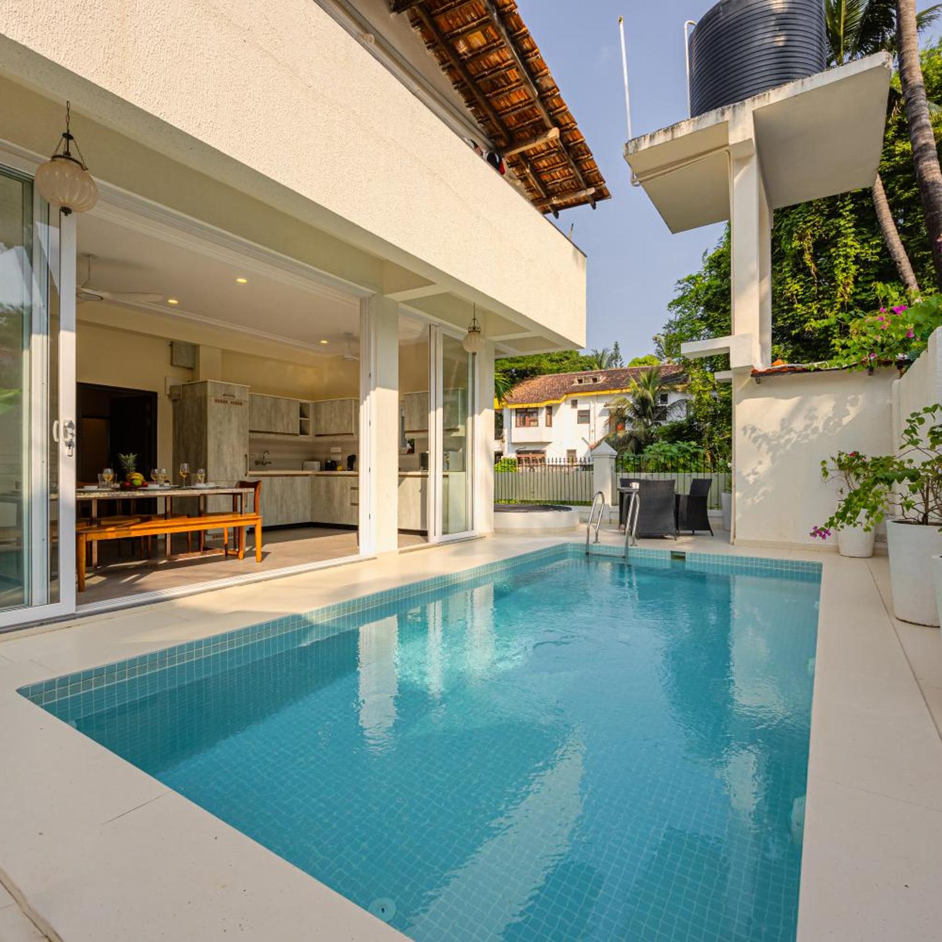 ELIVAAS Absolute Beach 4BHK Pool Villa Casa Boa Vida 38/59