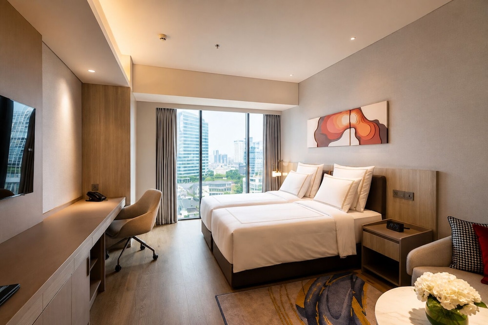 Swiss Advantage, Studio, Twin Beds، Swissotel Living Jakarta Mega Kuningan 2/7