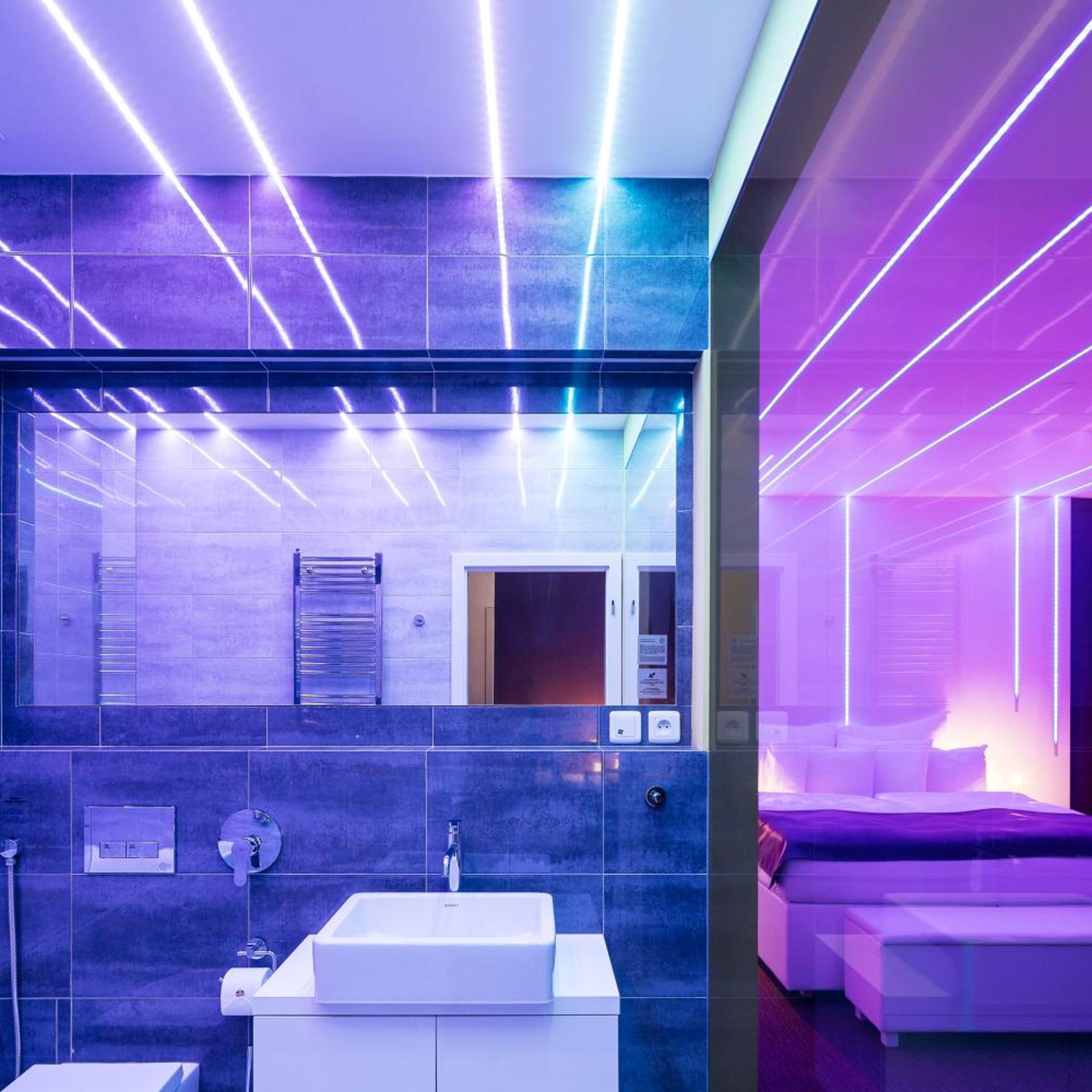 Design, Light Line, Premium, Double Bed, Hot Tub