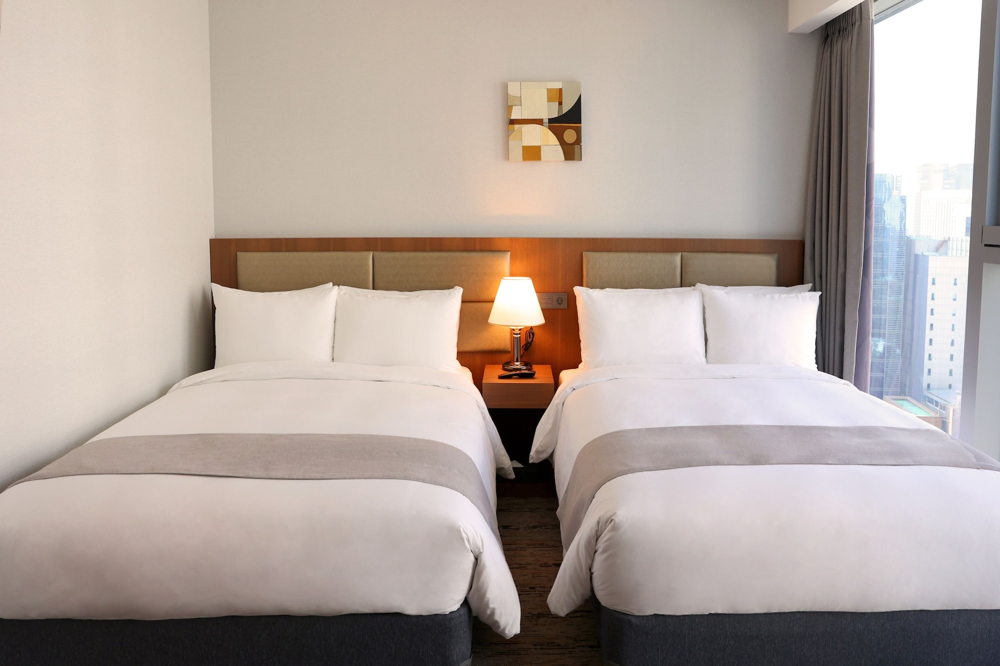 غرفة عائلية بسريرين مزدوجين، Stanford Hotel Myeongdong 2/3