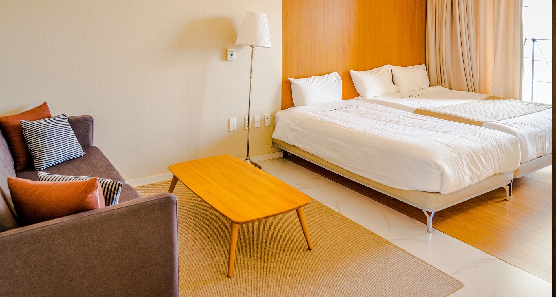 Spa, Deluxe, 1 Double and 1 Single Bed, Lucid M 3/8
