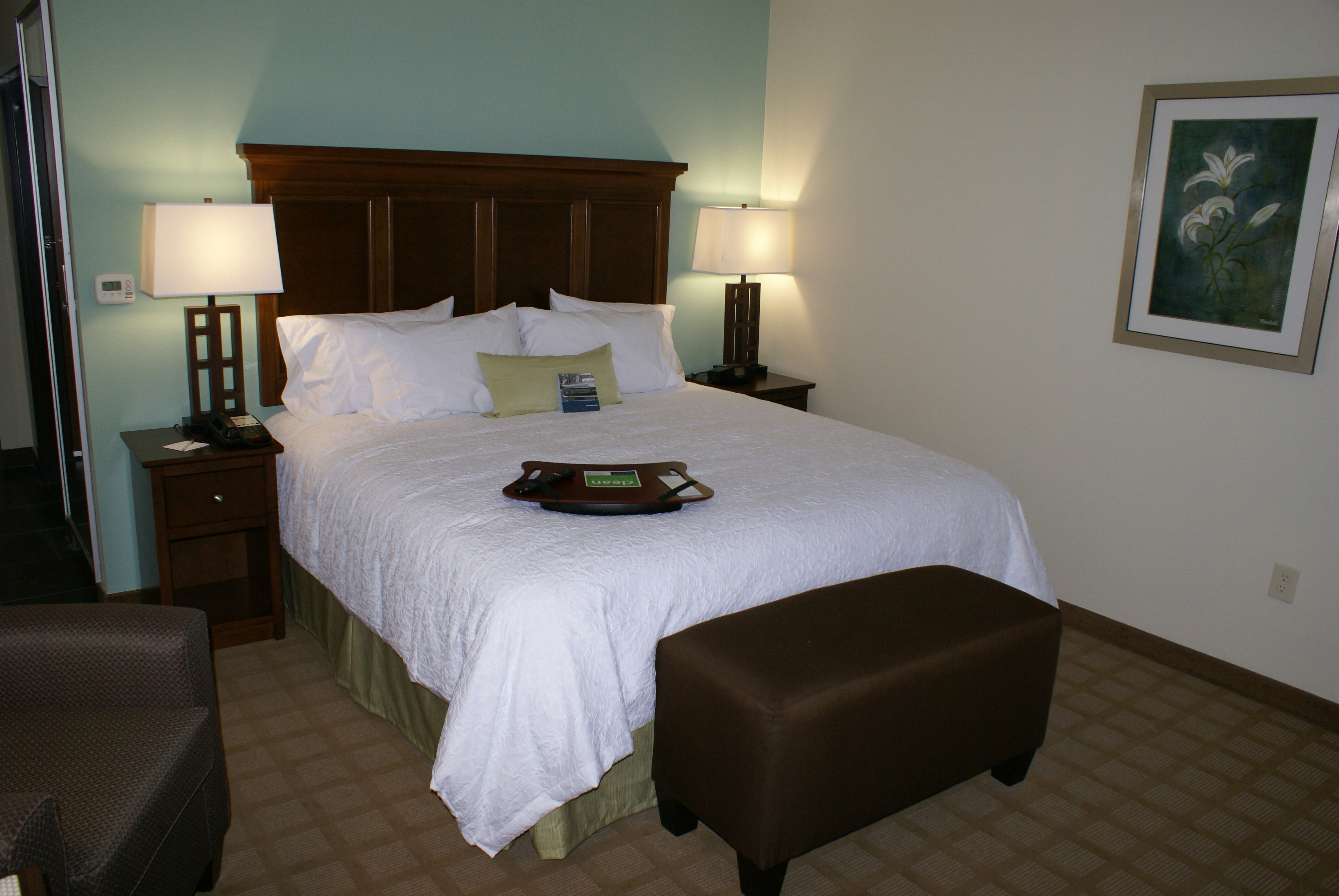 Room, King Bed, Hampton Inn Suites Center TX 2/2