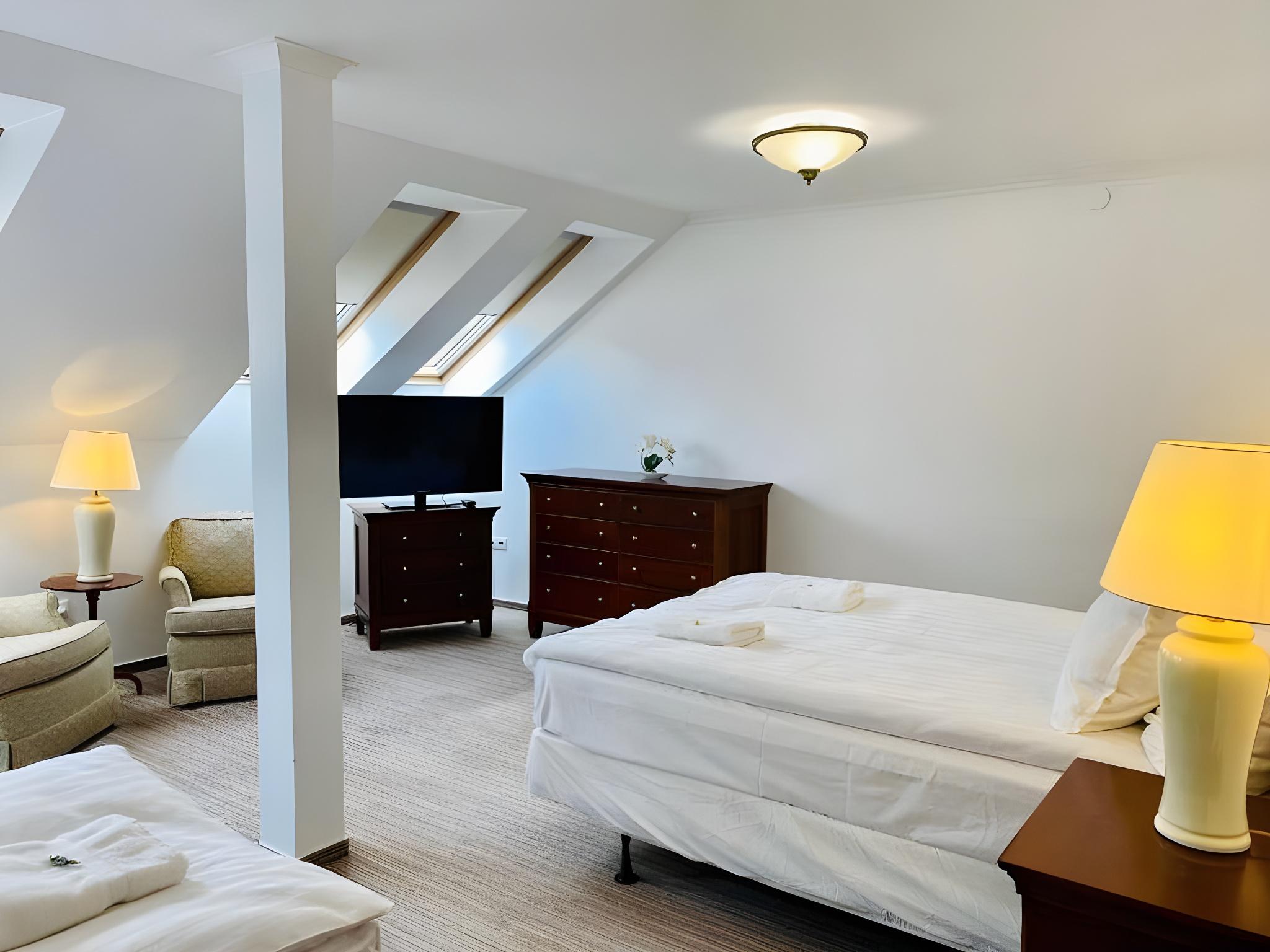 Classic, Quadruple, Twin Beds, No Elevator