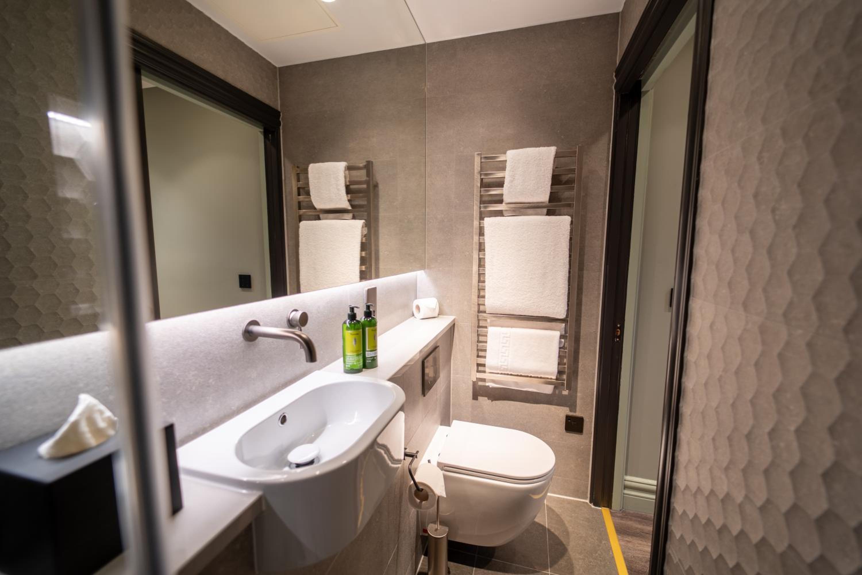 SUITE, KING BED, TWO STORY, LIVING AREA, KITCHENETTE, BATHTUB