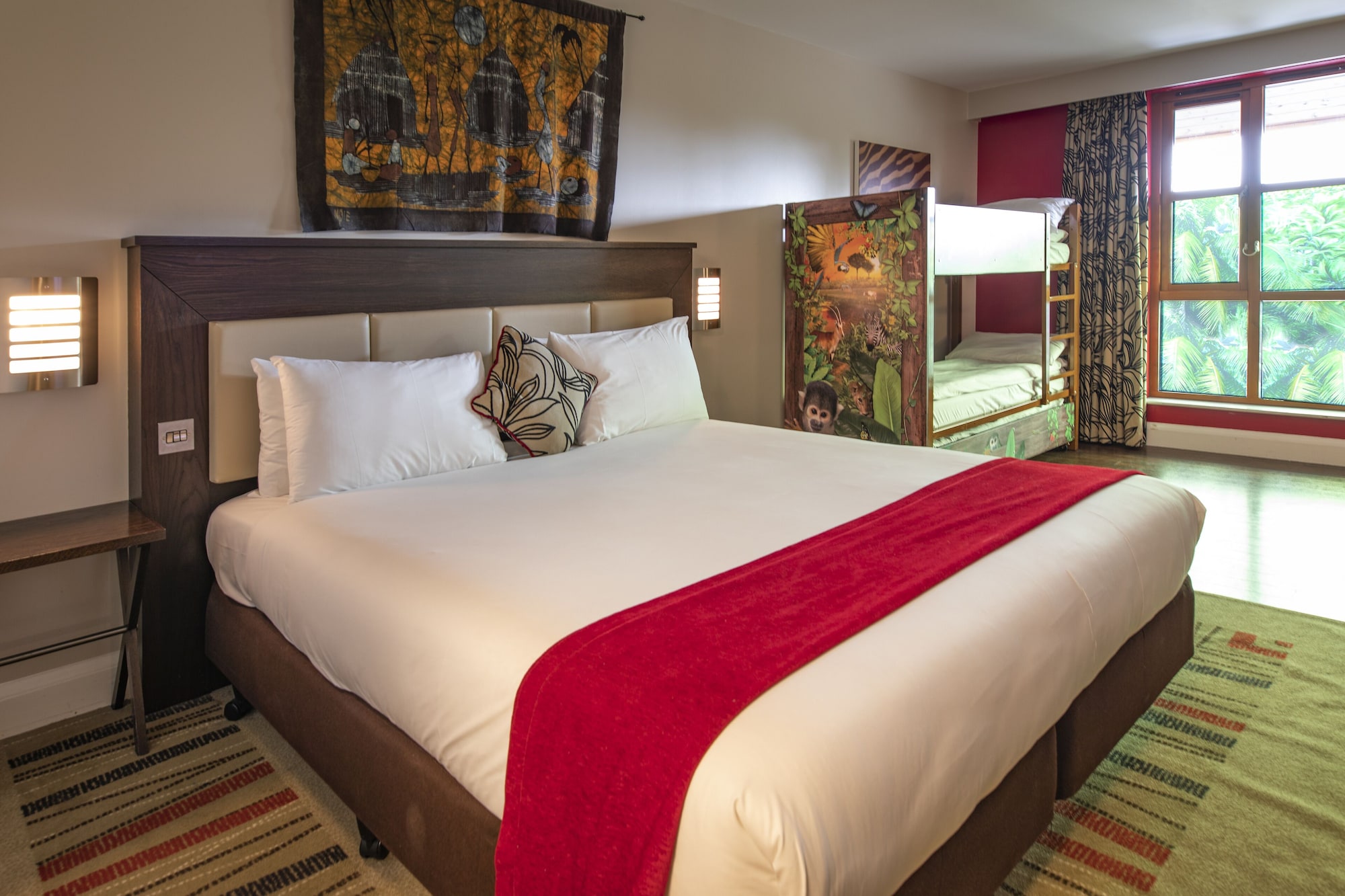 Safari, Family, King Bed, Bunk Beds