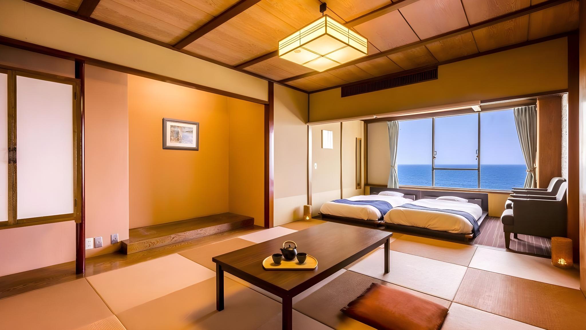 Japanese Western, Standard, Twin Beds, No Bathroom