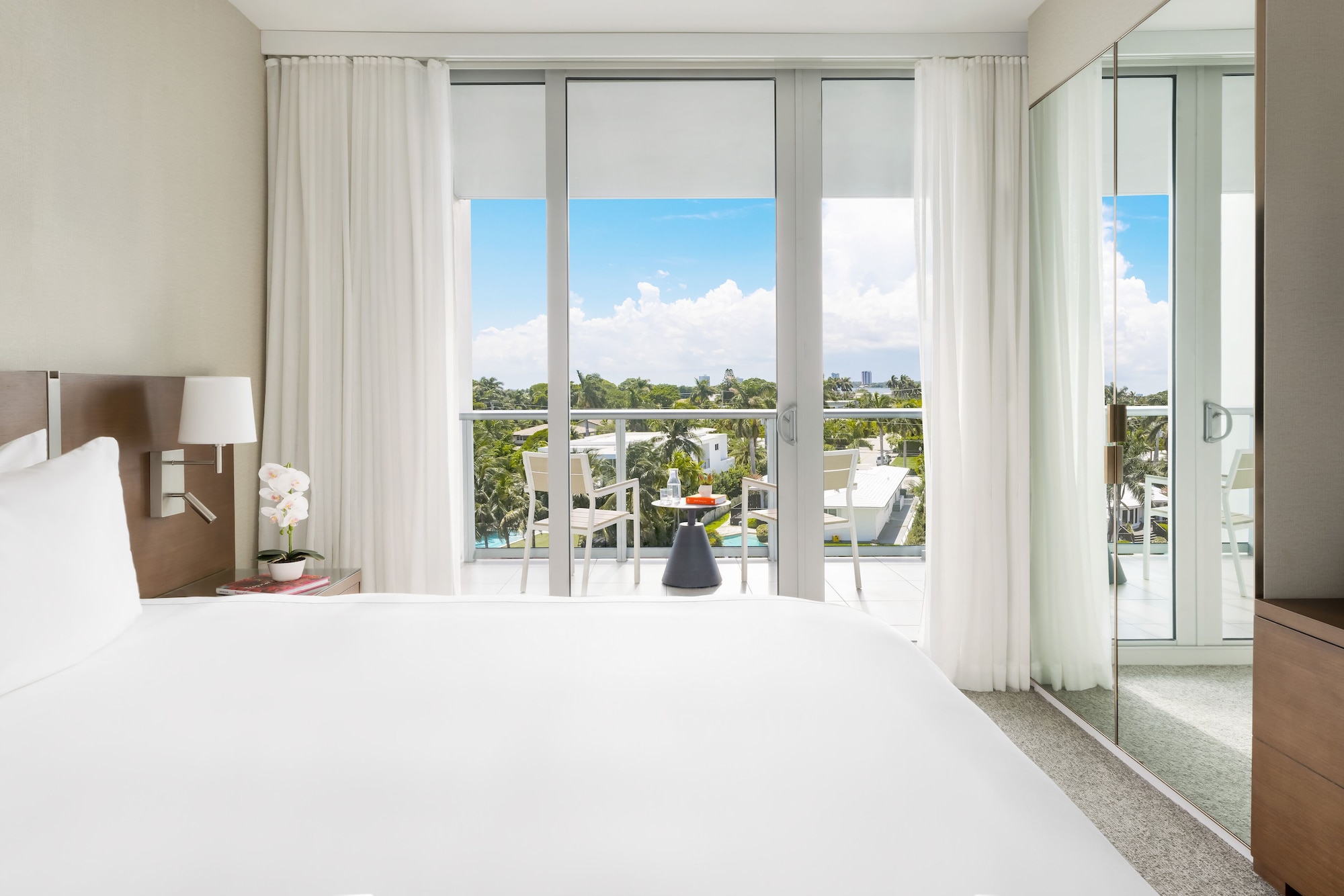 Suite, King Bed, Water View, Sofa, Balcony, The Altair Hotel Bay Harbor Miami 4/6