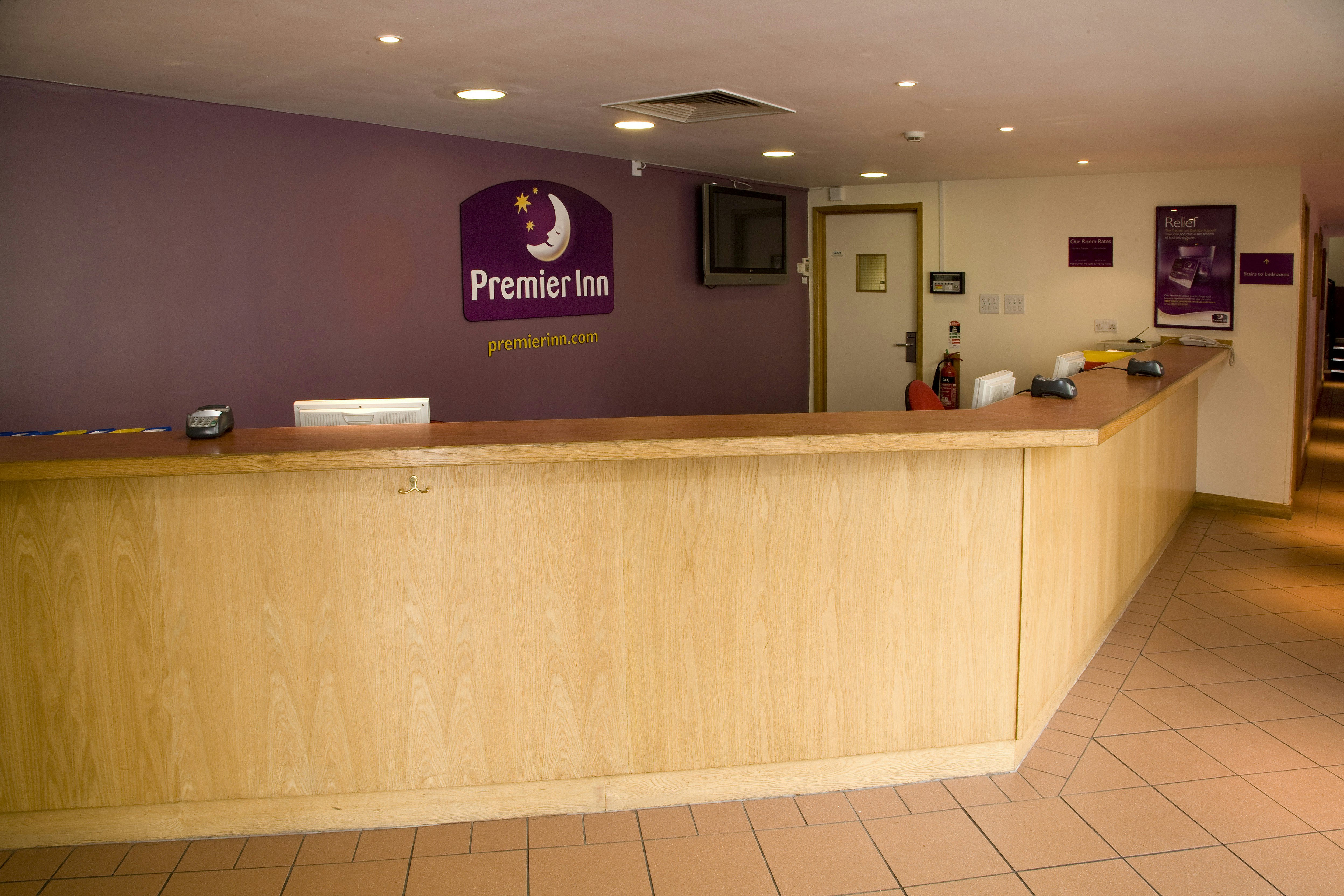 Lobby at Premier Inn London Kensington (Earls Court), LONDON