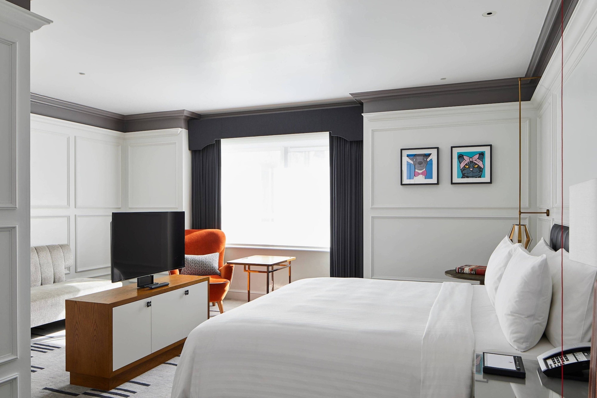 غرفة ديلوكس بسرير كينج، London Marriott County Hall 2/4