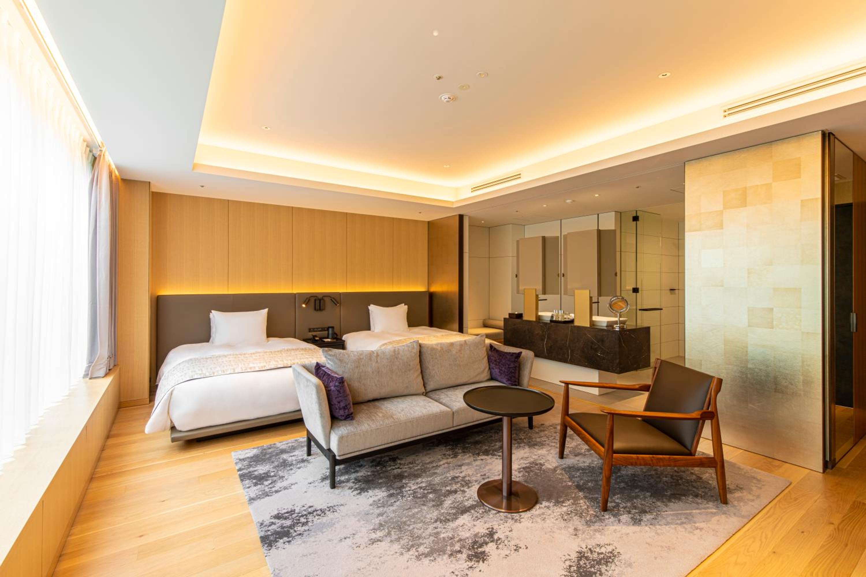 غرفة ديلوكس بسريرين منفصلين مع دخول الصالة، The Hotel Seiryu Kyoto Kiyomizu 4/8